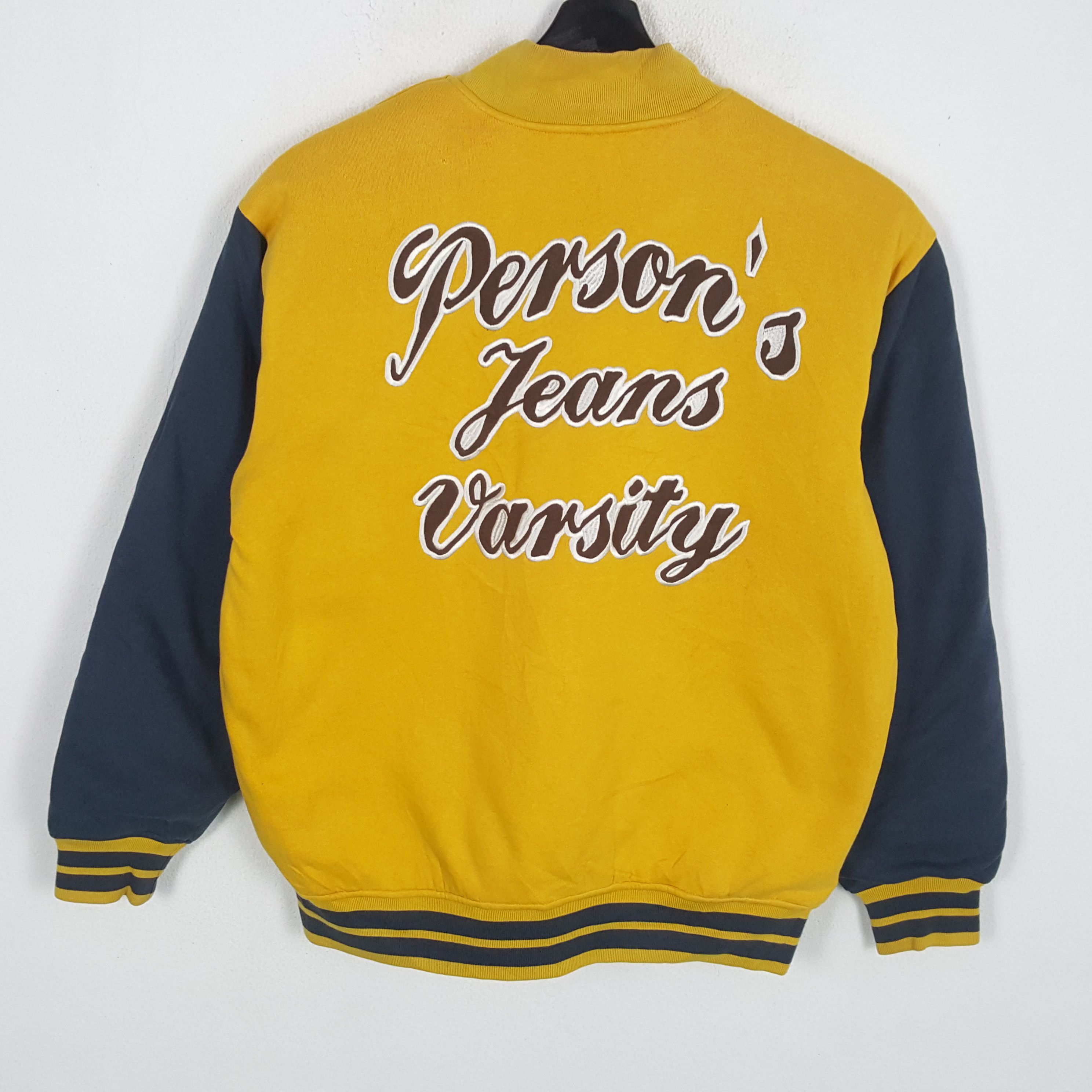 PERSON'S × Vintage PERSON'S JEAN Streetwear Winter Style Varsity Jacket Size US L / EU 52-54 / 3 - 1 Thumbnail