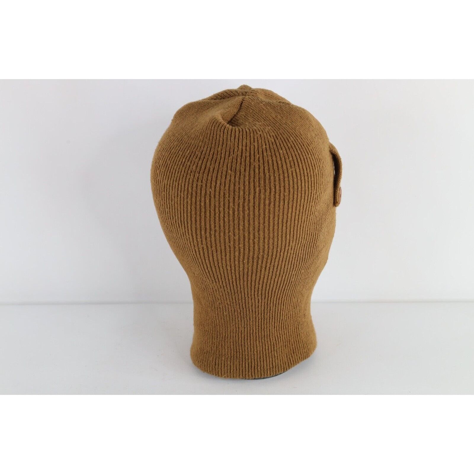 Carhartt × Vintage Vintage 90s Carhartt Spell Out Button One Hole Knit Beanie Size ONE SIZE - 8 Thumbnail