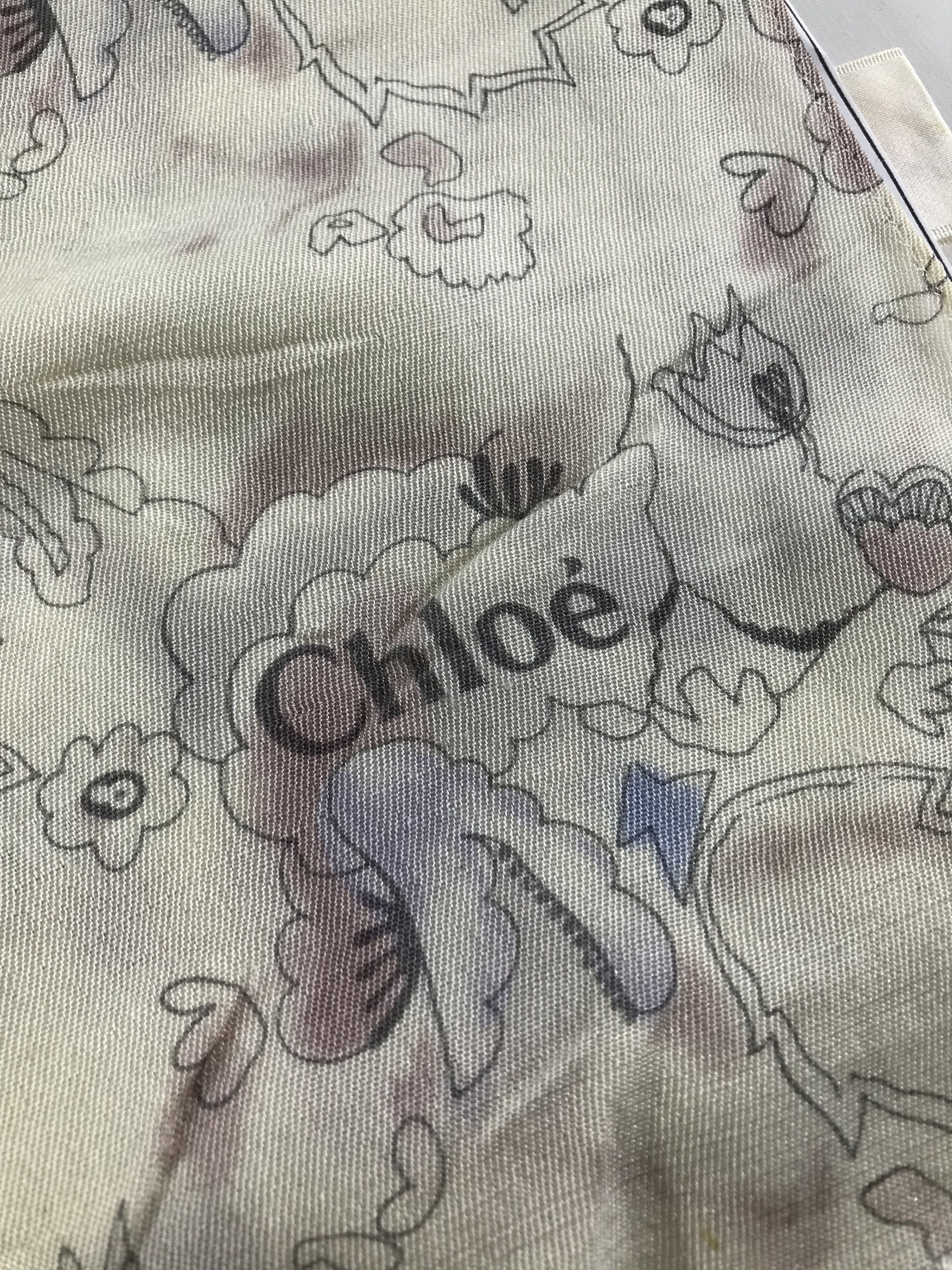 Chloe Vintage Chloe Scarf/Muffler/Neckwear MF1090 Size ONE SIZE - 4 Thumbnail