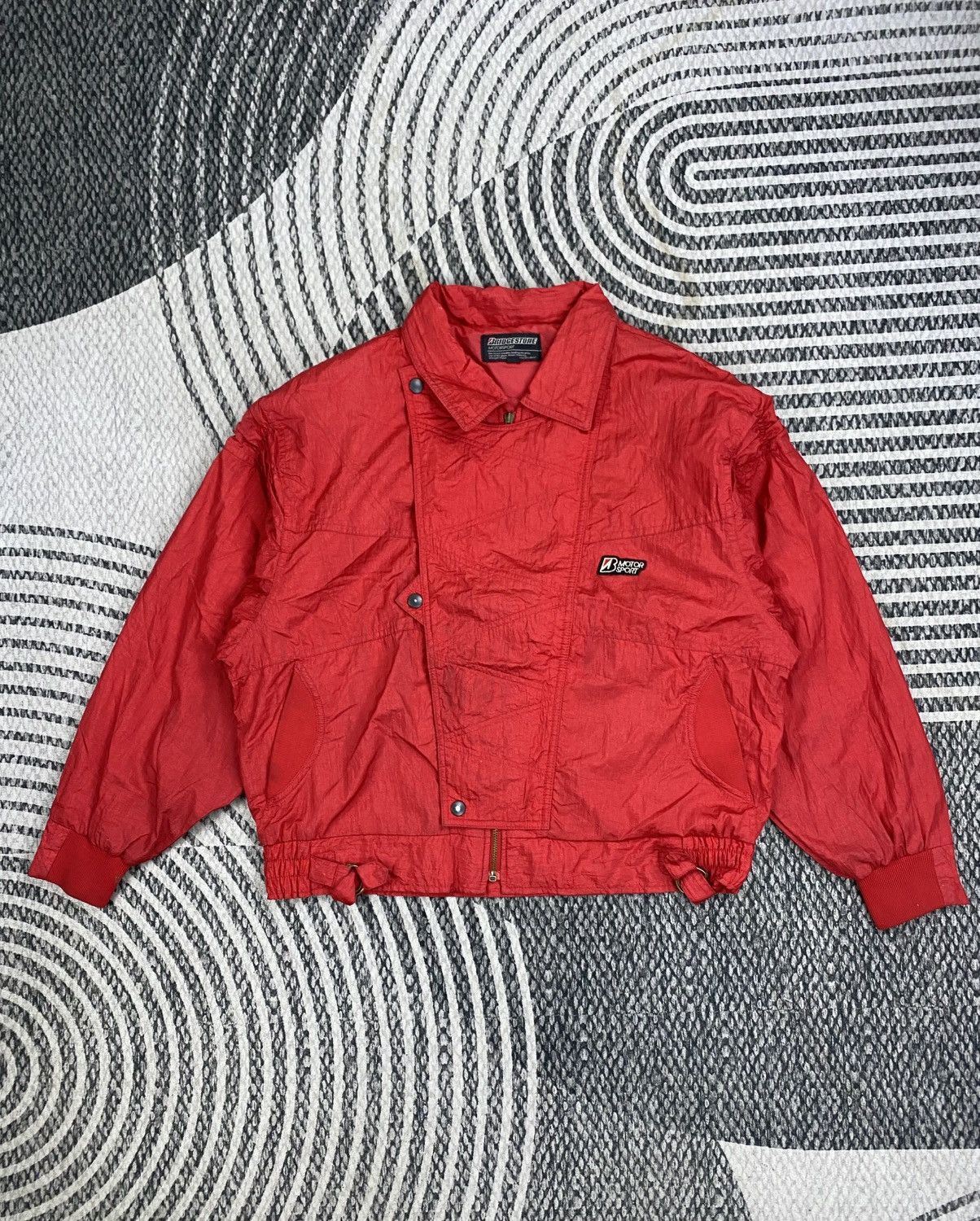 Japanese Brand Vintage Bridgestone Motor Sport Jacket Size US M / EU 48-50 / 2 - 2 Thumbnail
