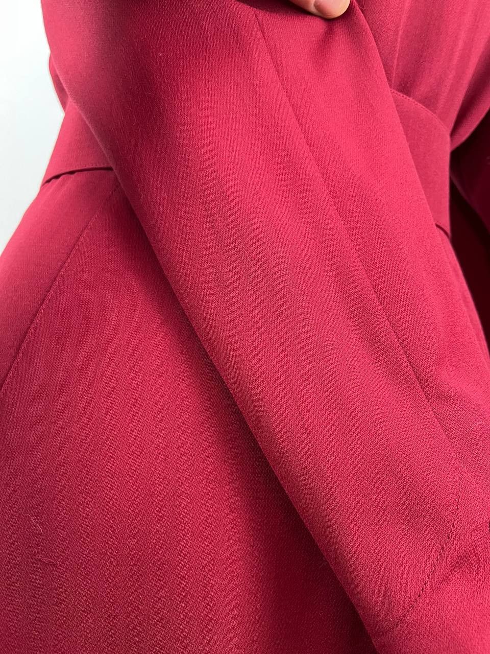 Thierry Mugler Archive Thierry Mugler Paris Burgundy Wool Blazer Dress Size M / US 6-8 / IT 42-44 - 15 Thumbnail