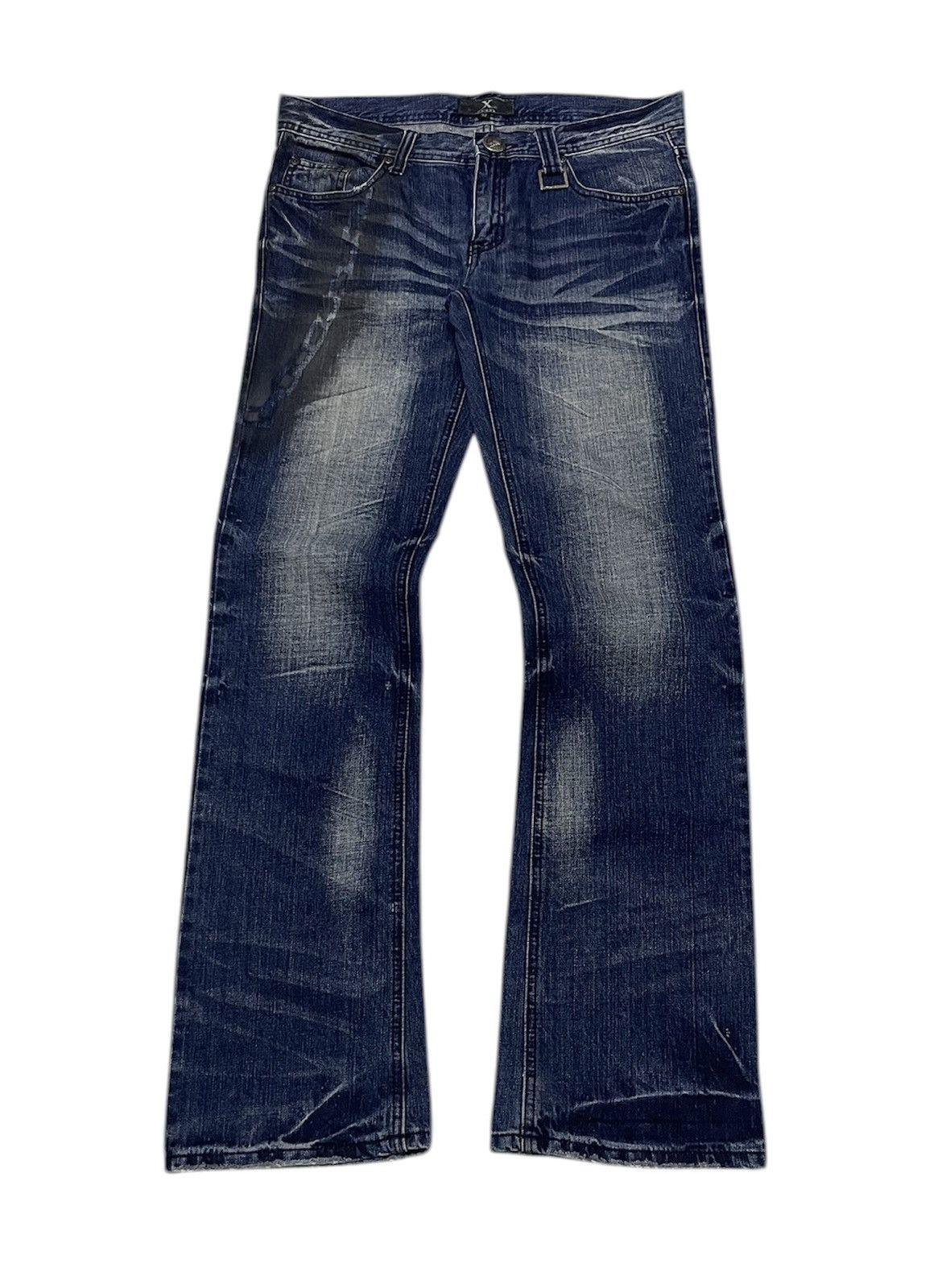 If Six Was Nine XFRM Japan Distressed Jeans Size US 34 / EU 50 - 2 Thumbnail
