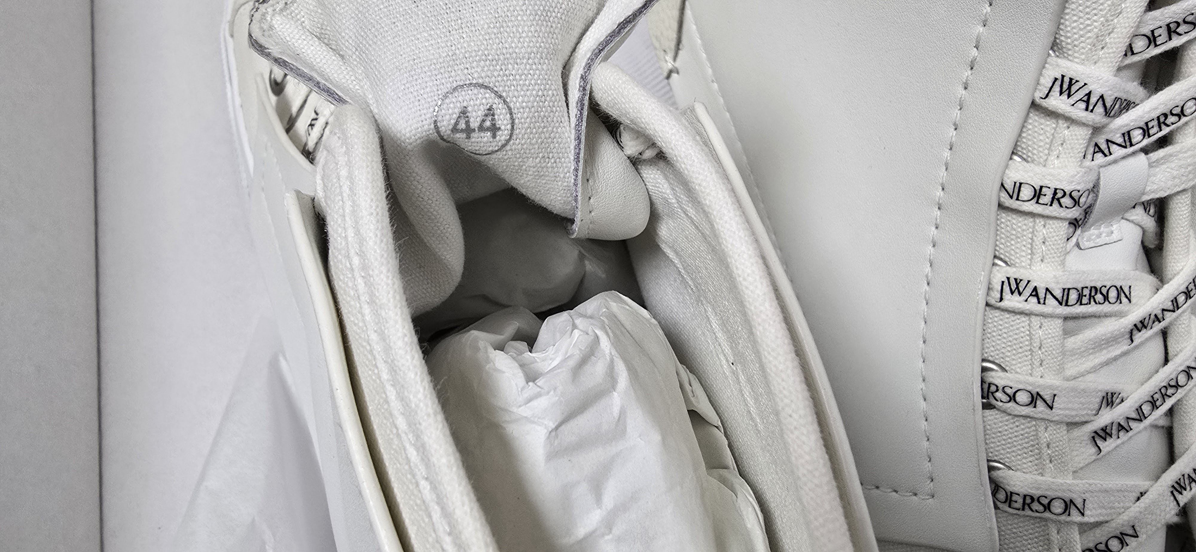 JW Anderson High Top Platform Sneakers White RRP $450 Size US 11 / EU 44 - 7 Thumbnail