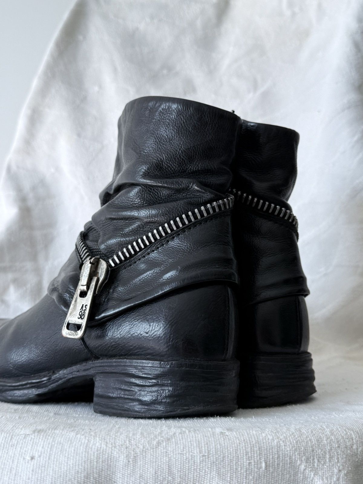 A.S.98 Avant Garde A.S. 98 14th Addiction Style Leather Boots Size US 5 / EU 37 - 6 Thumbnail