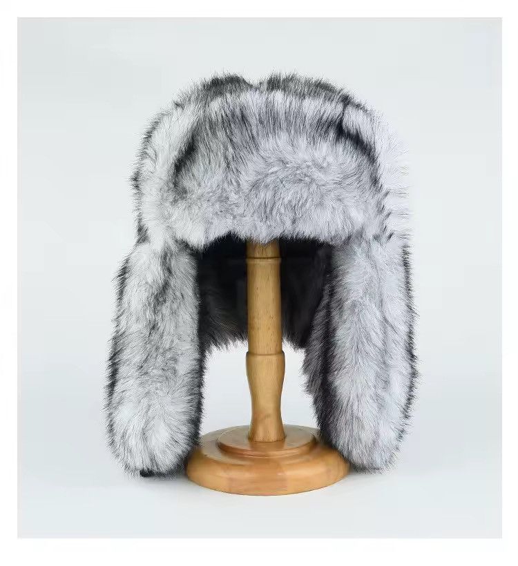 Other Streetwear Fur Fluffy Warm Trapper Russian Hat Size ONE SIZE - 1 Thumbnail