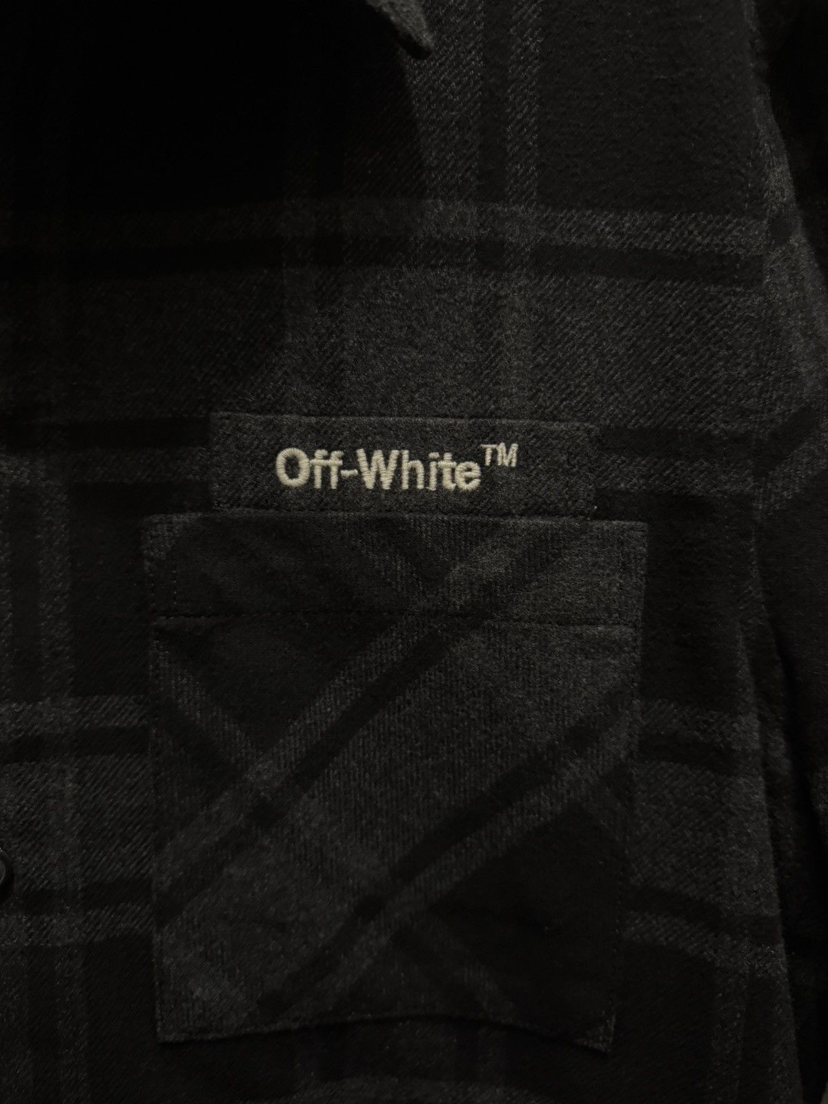 Off-White Off-White Gray Check Shirt Size US XXS / EU 40 - 3 Thumbnail