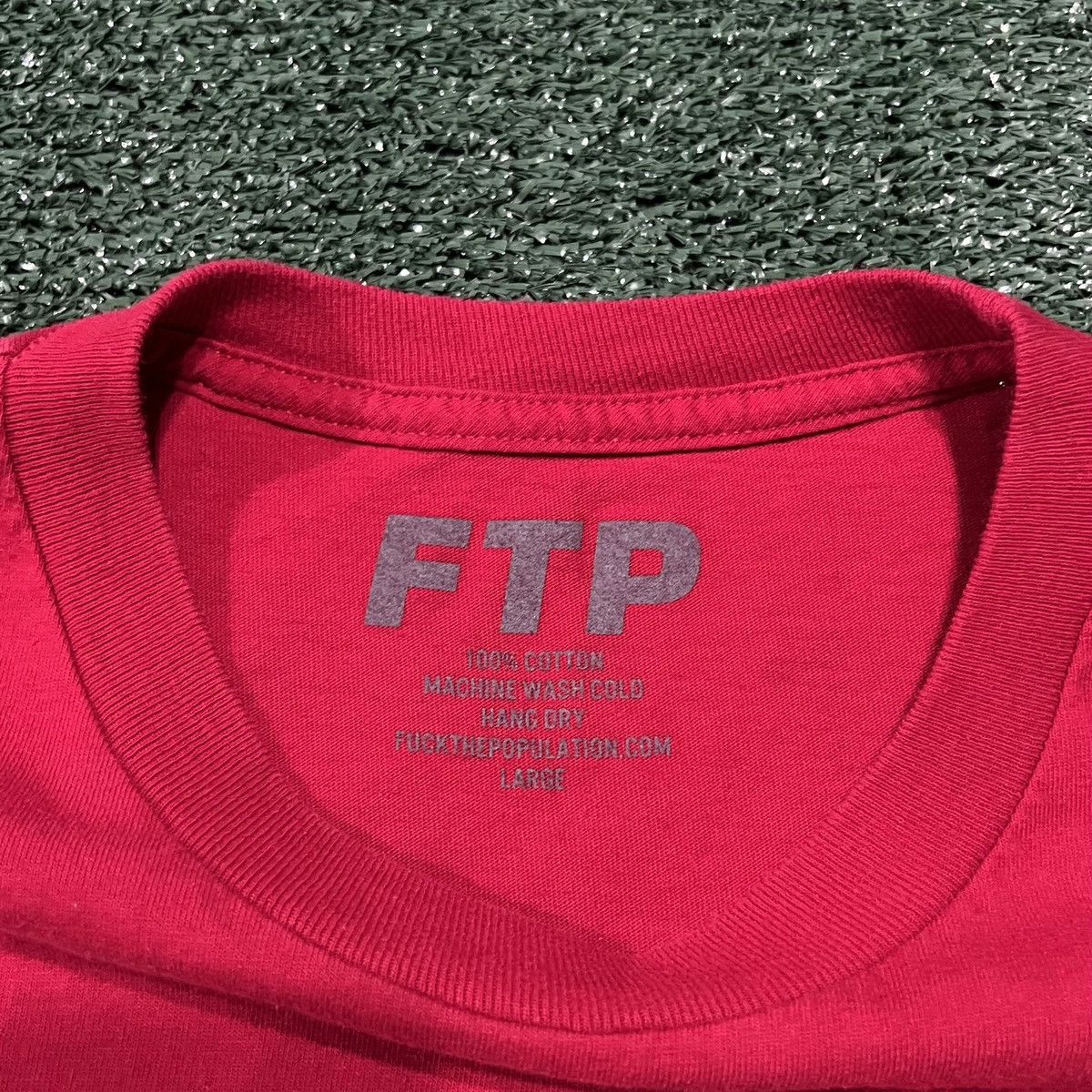 Fuck The Population FTP “Hearse Rental” T-Shirt (Red) Size US L / EU 52-54 / 3 - 5 Thumbnail