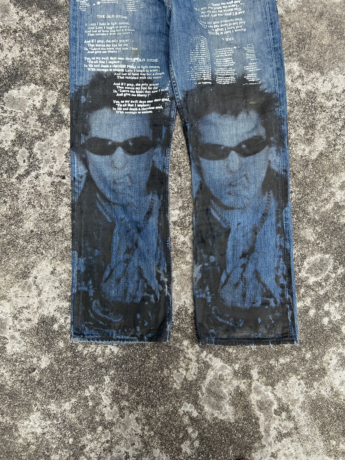 Designer × Polo Ralph Lauren Custom jeans 1of1 Size US 34 / EU 50 - 2 Thumbnail