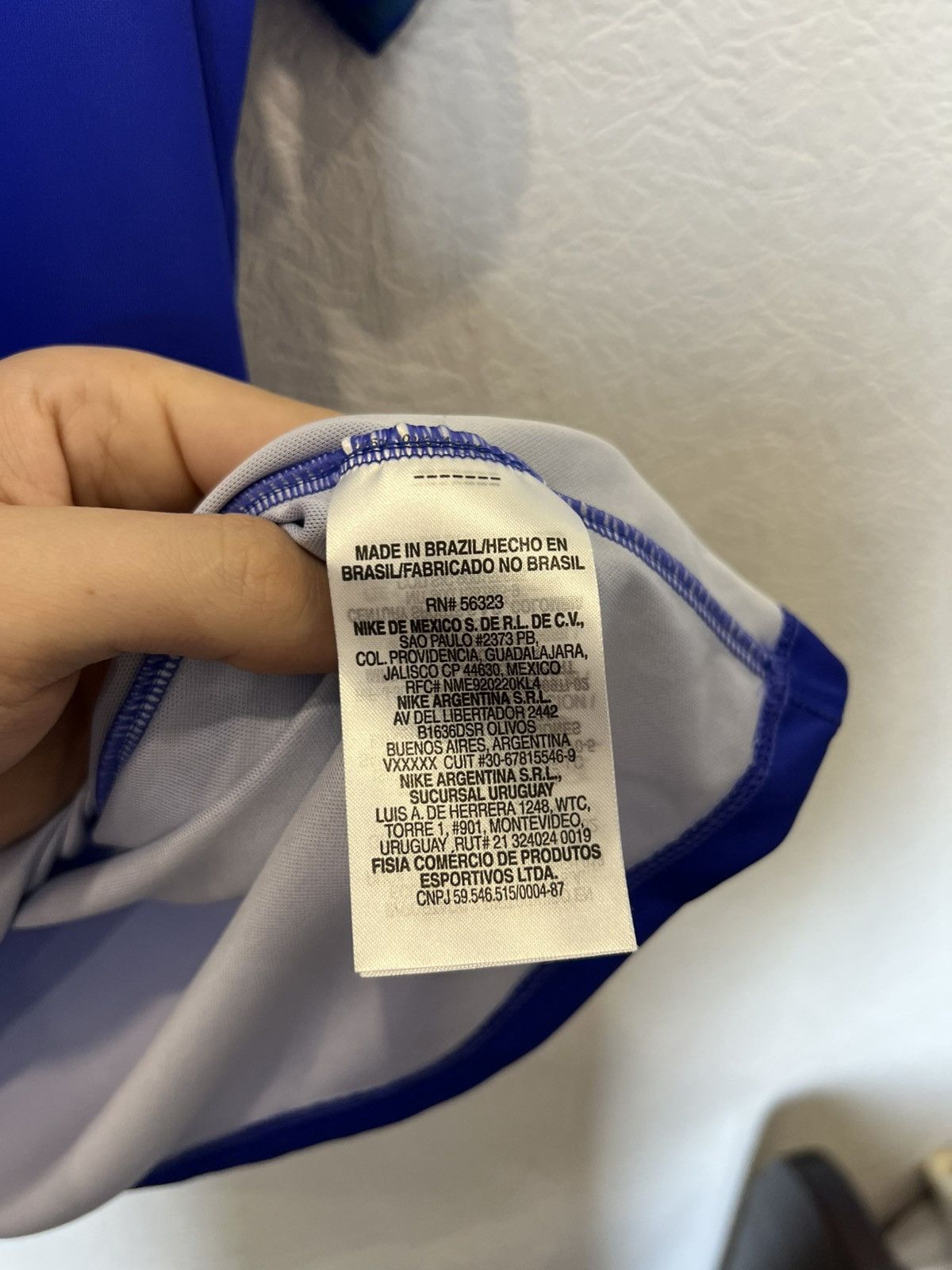Nike Nike Brazil Soccer Jersey Football Blue Blokecore Size US XL / EU 56 / 4 - 5 Thumbnail