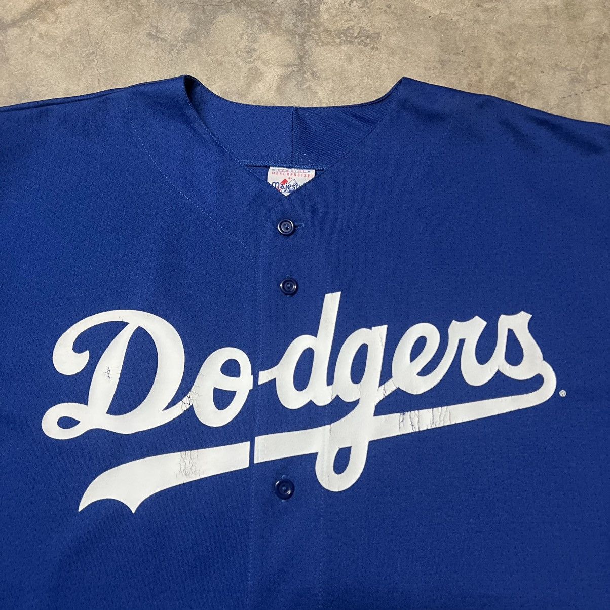 MLB × Vintage Vintage MLB Los Angeles Dodgers Shawn Green #15 Jersey Size US XL / EU 56 / 4 - 3 Thumbnail