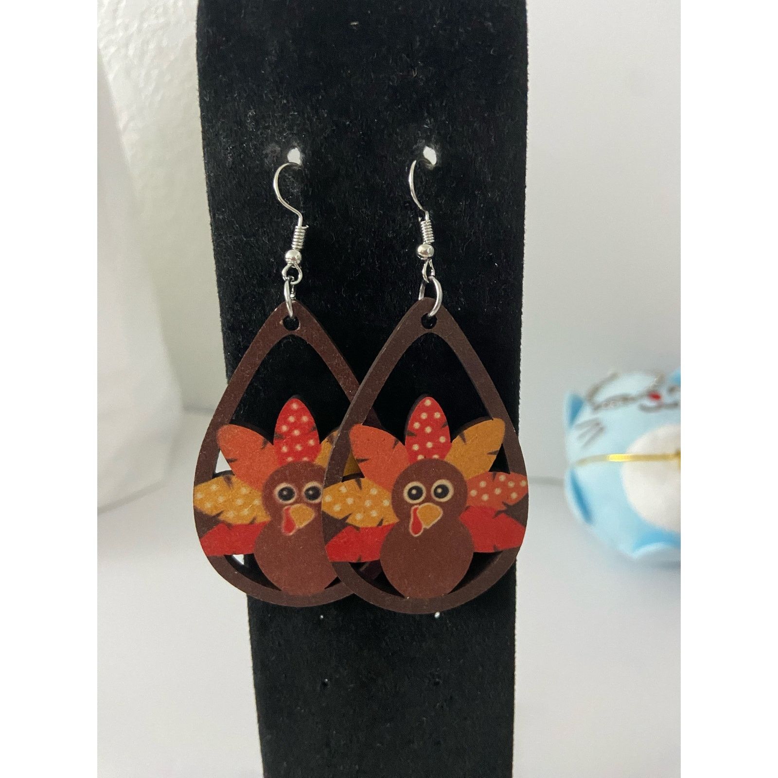 Other Thanksgiving Turkey earrings Size ONE SIZE - 1 Thumbnail