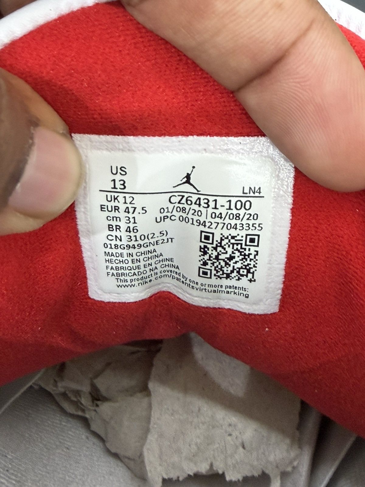 Japanese Brand Air Jordan 3 Fire Red Denim Size 13 (2020) Size US 13 / EU 46 - 10 Thumbnail