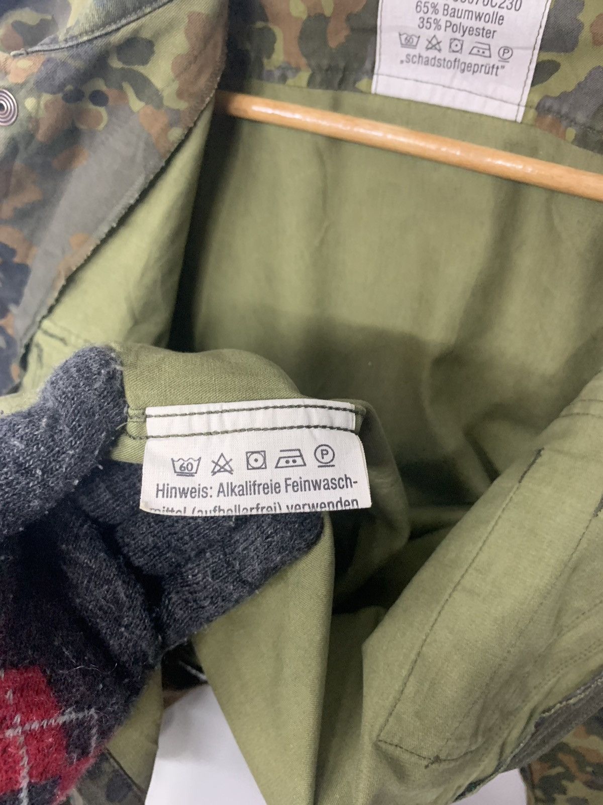 Vintage Rare Vintage 80's Germany Military Jacket Zipper Down Size US L / EU 52-54 / 3 - 9 Thumbnail