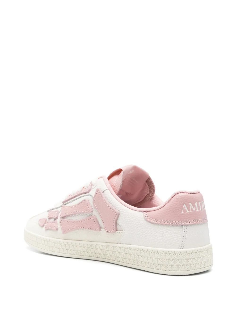 Amiri o1s1wg110326 Pacific Bones Sneakers in White/Pink Size US 7 / IT 37 - 3 Thumbnail