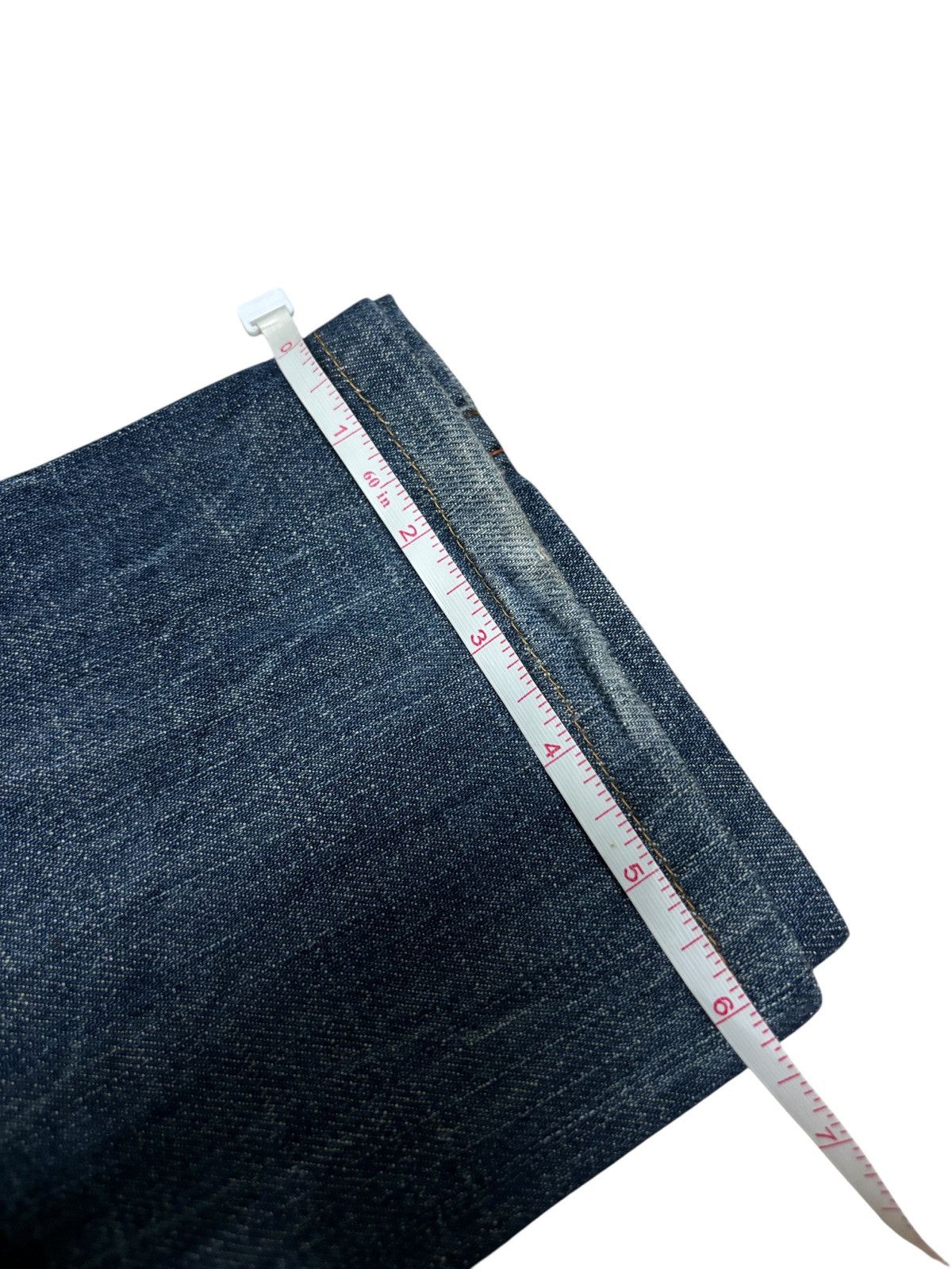 Le Grande Bleu (L.G.B.) (NEED GONE) Y2K Studio R.P Red Pepper Denim Jeans Size 29" - 14 Thumbnail