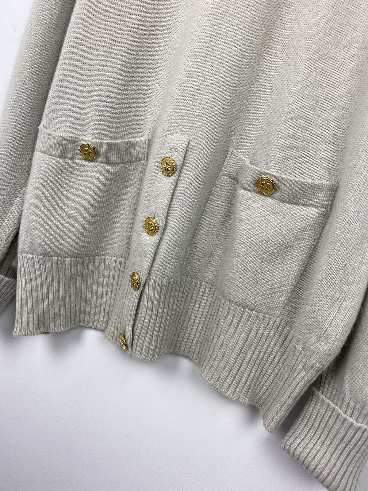 Vintage Chanel Pure Cashmere Sweater Cardigan Dior