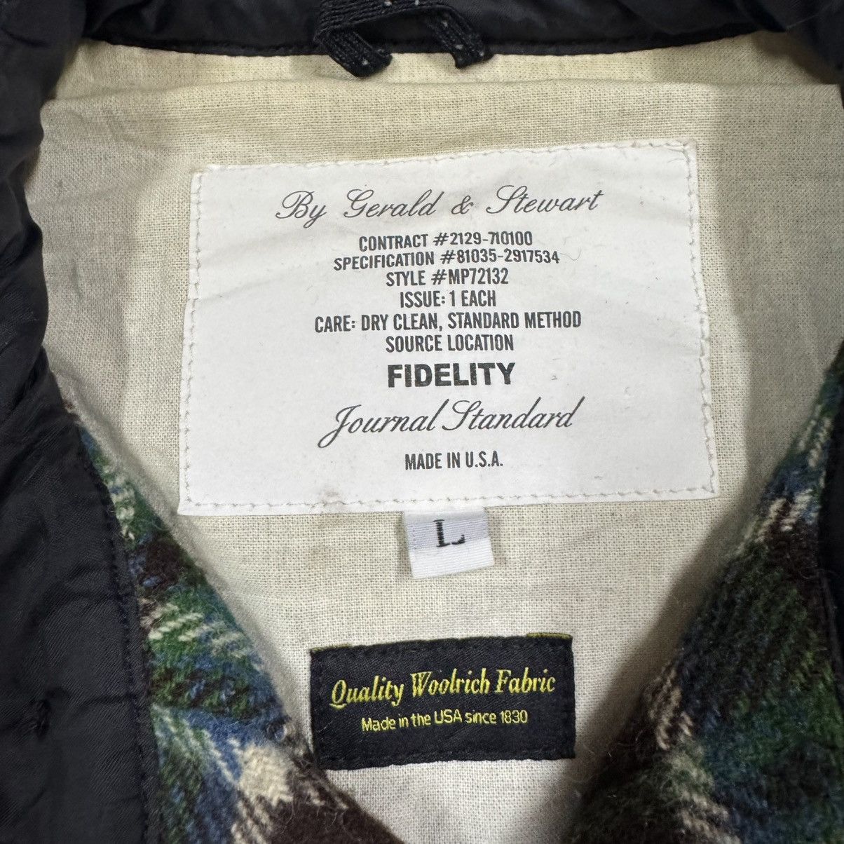 Fidelity Fidelity By Gerald & Stewart Flannel Wool Shirt Size US L / EU 52-54 / 3 - 11 Thumbnail
