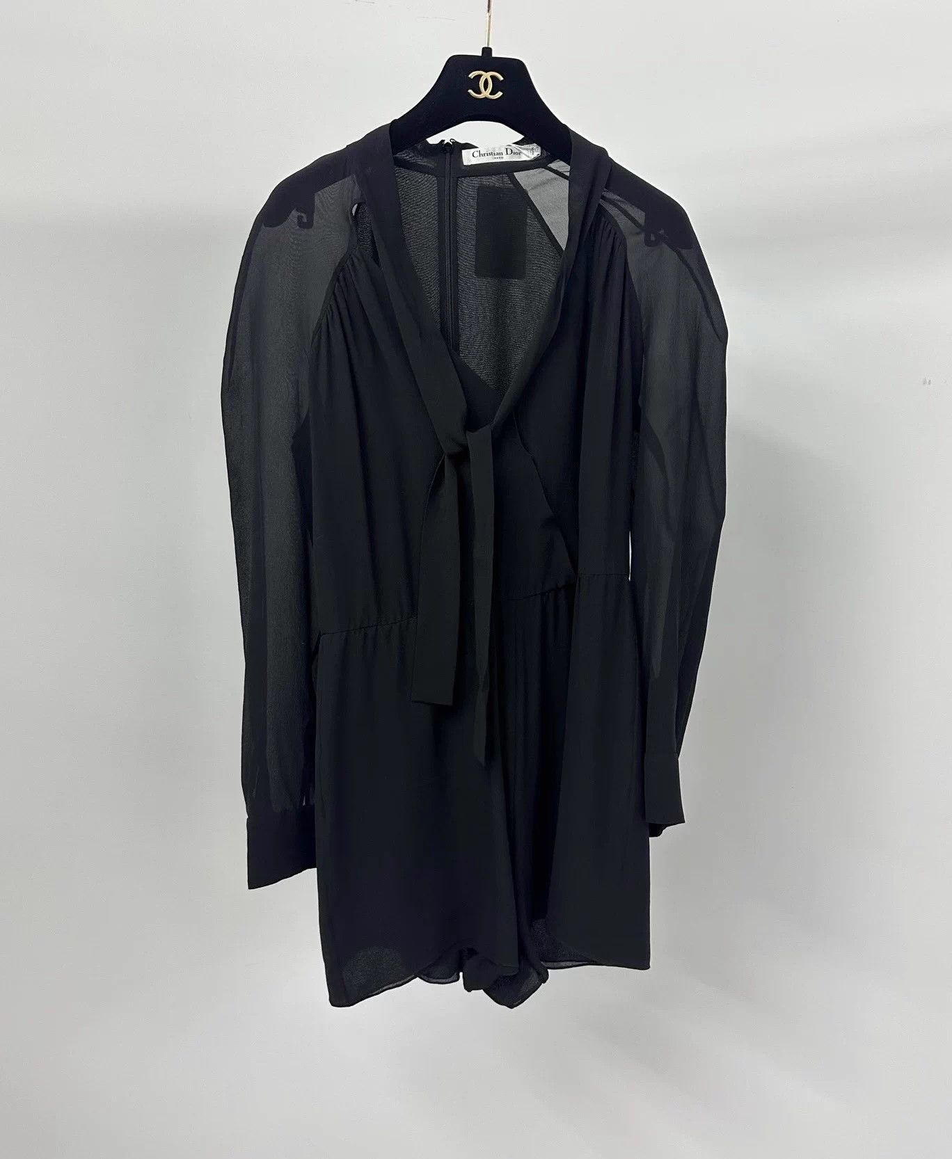 Dior Dior Black Silk Jumpsuit FR40 Size M / US 6-8 / IT 42-44 - 1 Thumbnail