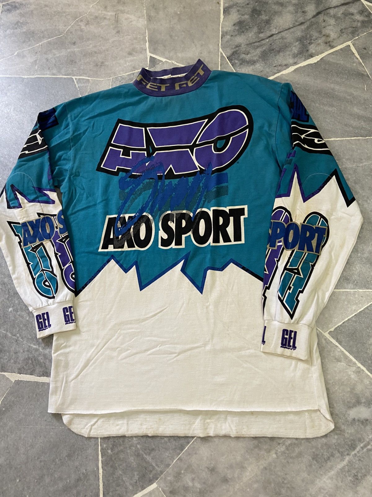 Vintage 1992 Axo Team Pro Circuit Racing Motocross Jersey Large Size US L / EU 52-54 / 3 - 8 Thumbnail