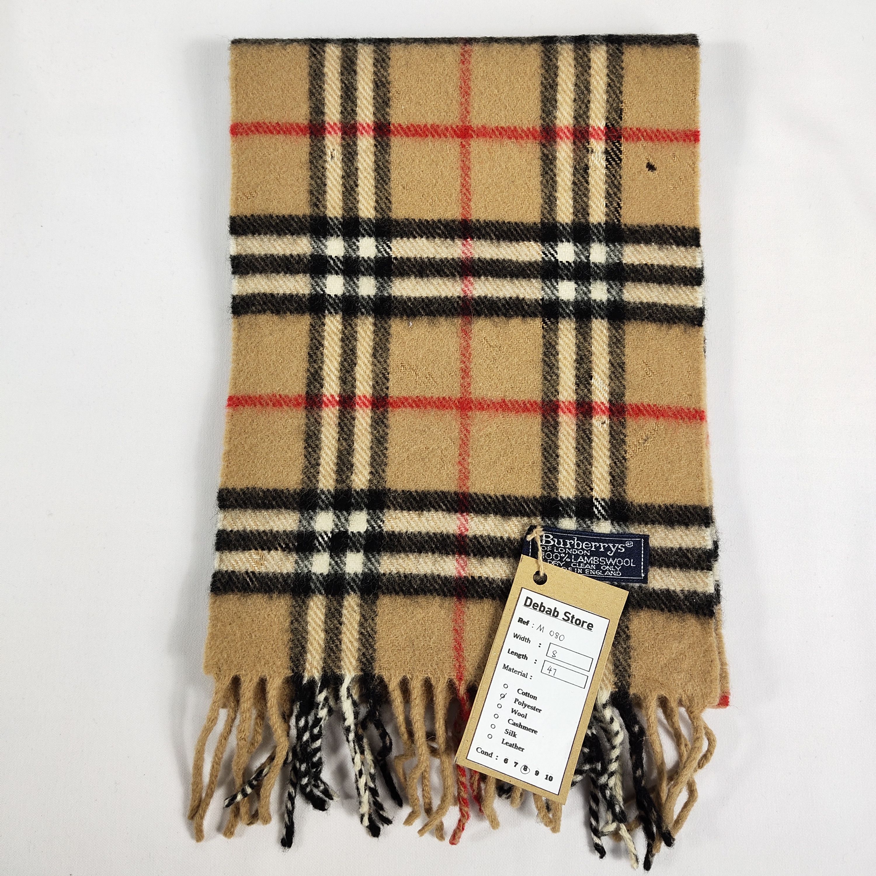 Burberry Burberrys Scarf / Muffler / Neckwear M080 Size ONE SIZE - 2 Thumbnail