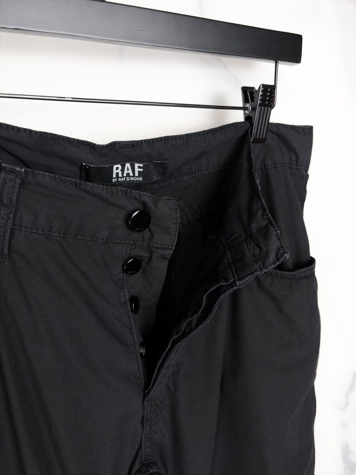 Raf Simons Raf By Raf Simons Slit Knee Distressed Double Layered Pants Size US 32 / EU 48 - 6 Thumbnail