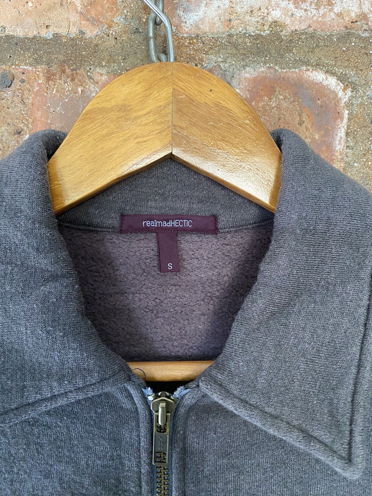 realmad HECTIC 2000s HECTIC wool blend zipper sweater Size US S / EU 44-46 / 1 - 6 Thumbnail