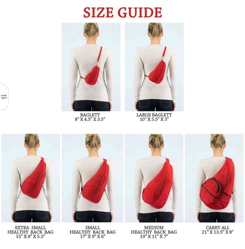 Good American Ameribag Healthy Back 17" Medium Sling Size ONE SIZE - 3 Thumbnail