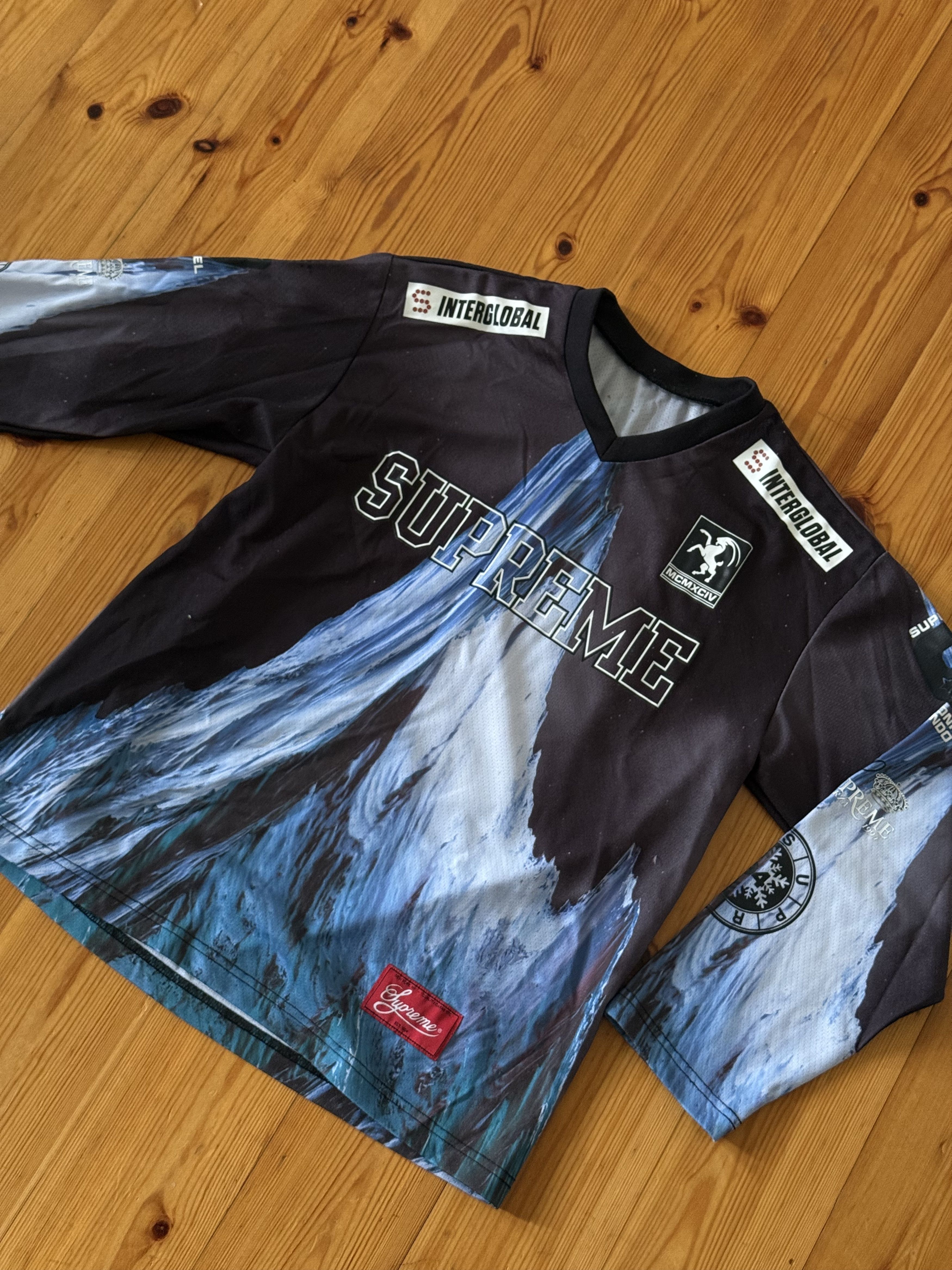 Supreme Supreme FW/21 Mountain Hockey Jersey Size US M / EU 48-50 / 2 - 9 Thumbnail