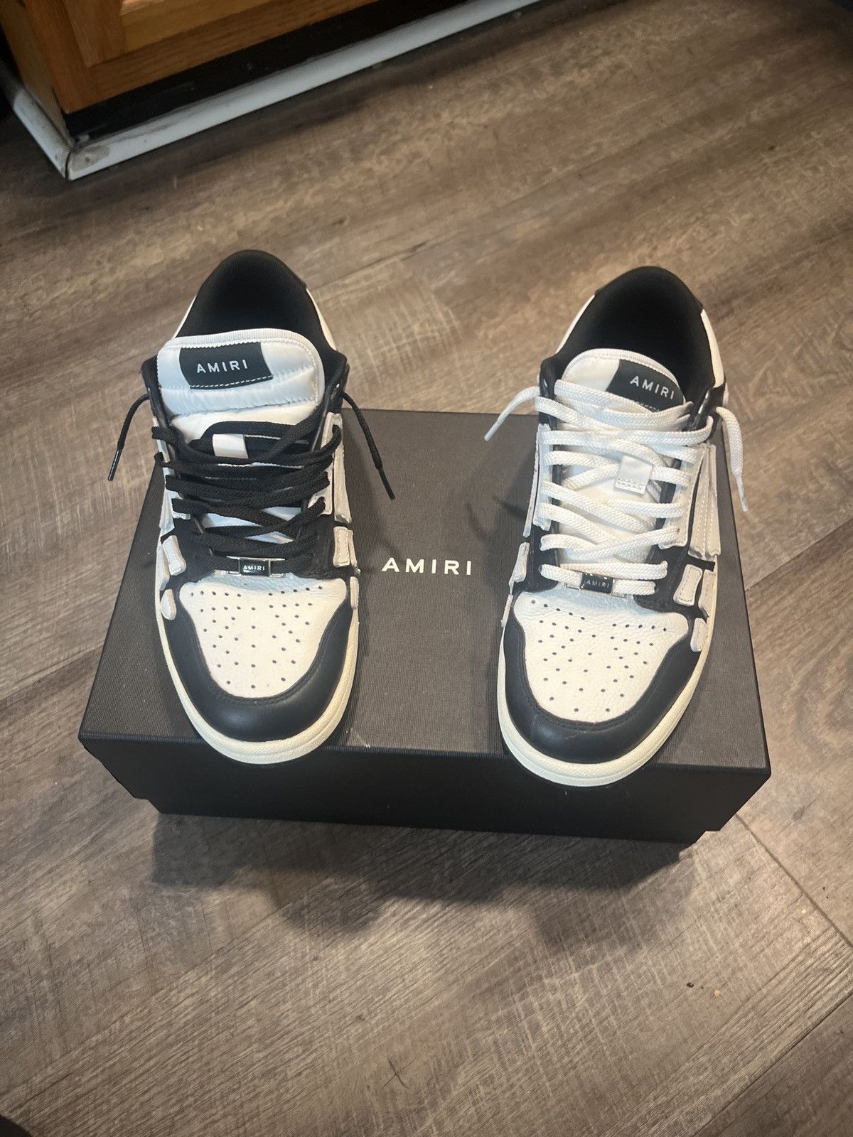 Amiri Amiri low top skeleton Size US 9 / EU 42 - 5 Thumbnail