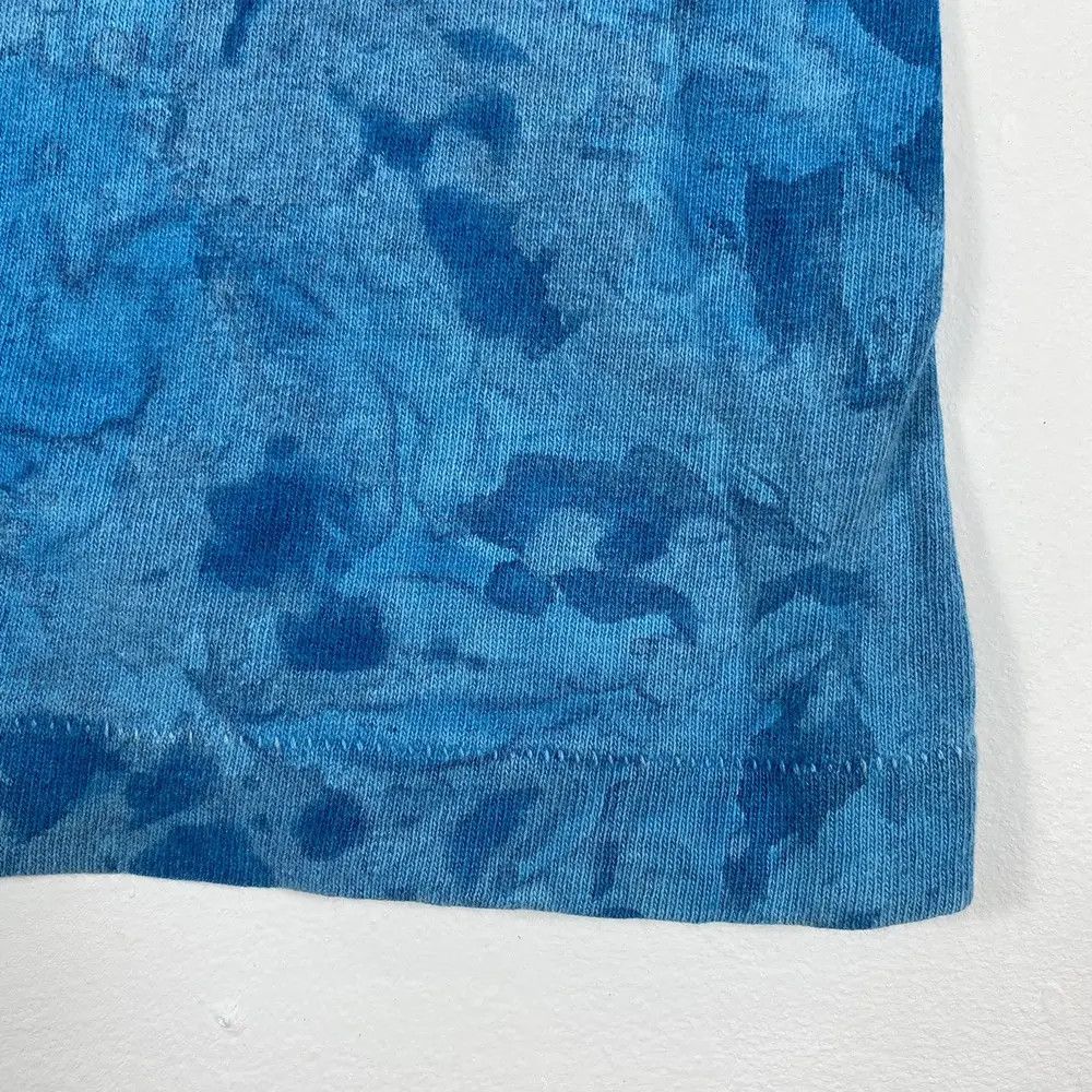 Ocean Pacific VINTAGE 90's OCEAN PACIFIC BLUE TYE DYED SURF TEE Size US XL / EU 56 / 4 - 7 Thumbnail