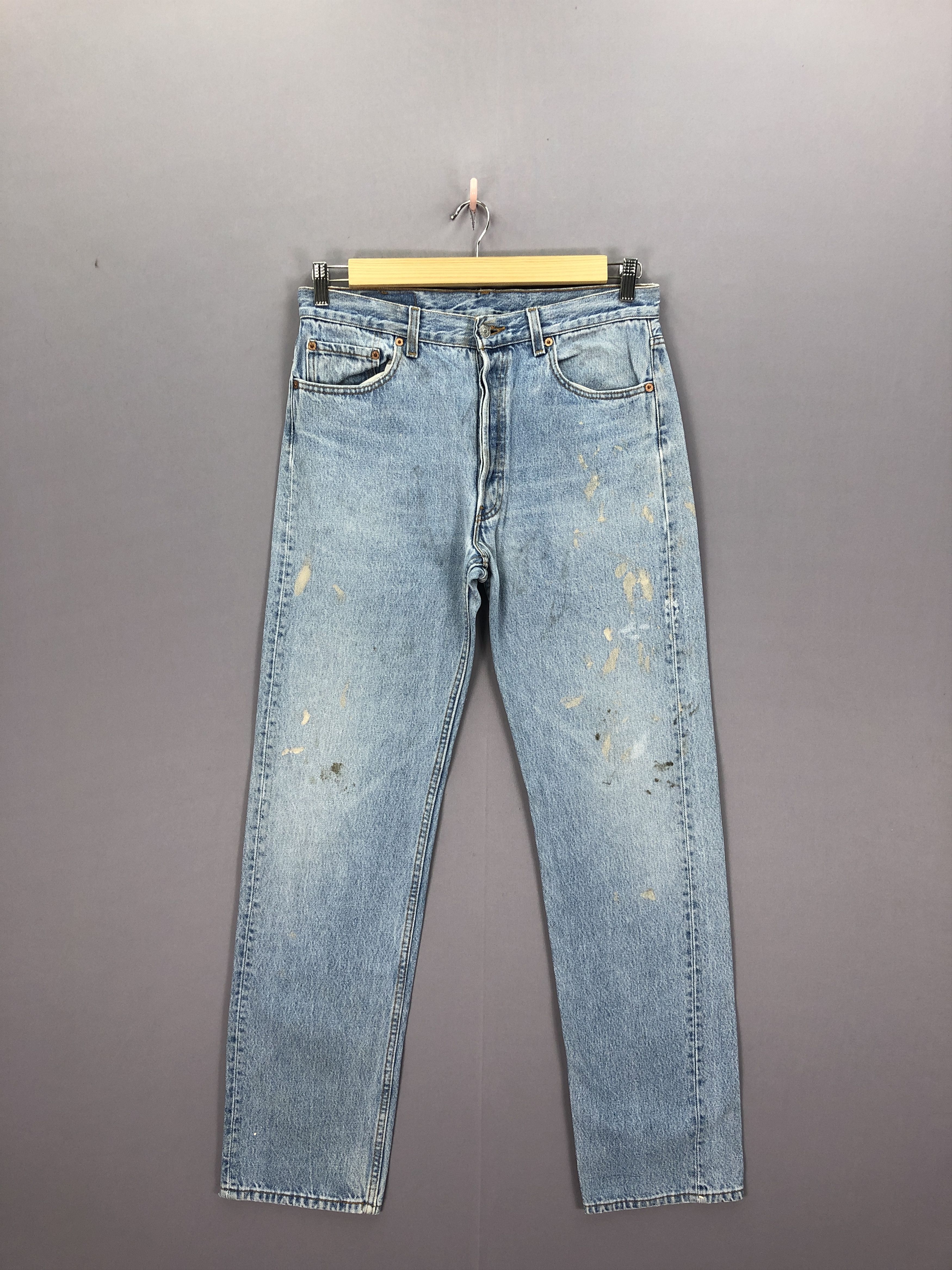 Levi's Vintage 90s Levis 501 Jeans Levi's Light Wash Faded Denim Size US 30 / EU 46 - 3 Thumbnail