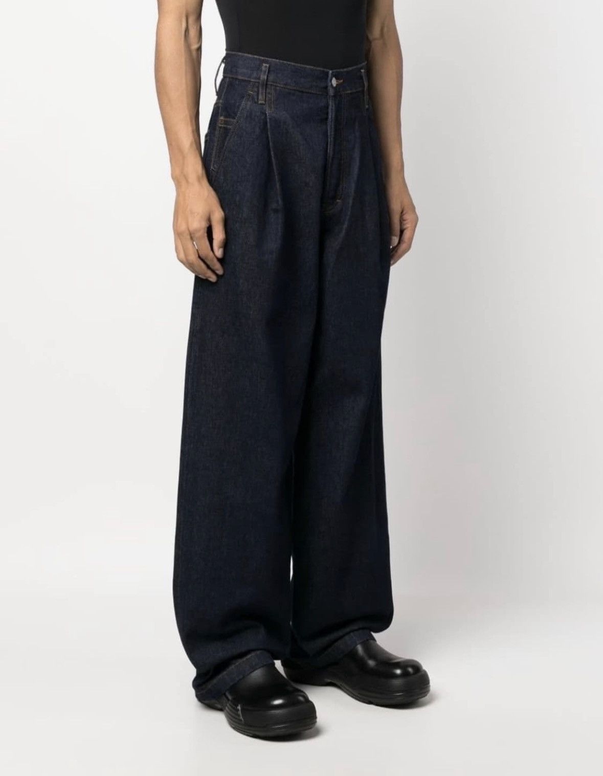 Dries Van Noten Dries van noten high waist Pleated denim Jeans pants Size US 29 - 6 Thumbnail