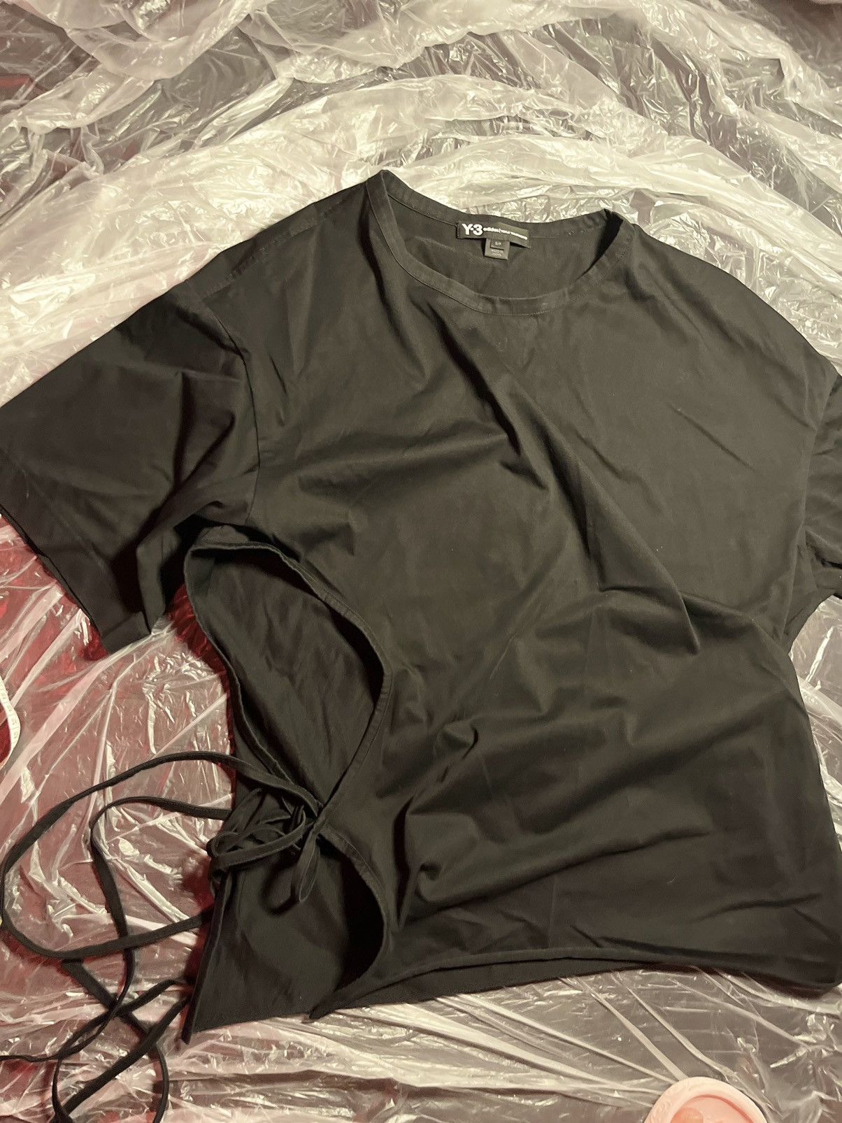 Y-3 Y-3 Yohji Yamamoto x Adidas Cut-Out Tee (2010s-Present) Size US L / EU 52-54 / 3 - 1 Thumbnail