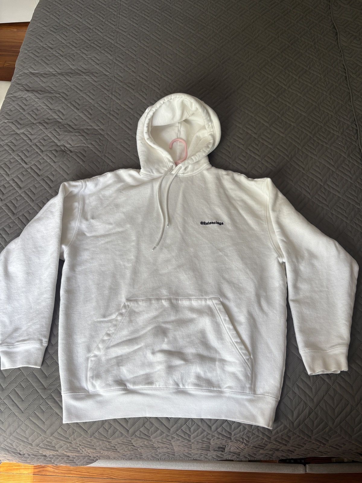 Balenciaga Balenciaga Logo Hoodie Size US M / EU 48-50 / 2 - 1 Thumbnail