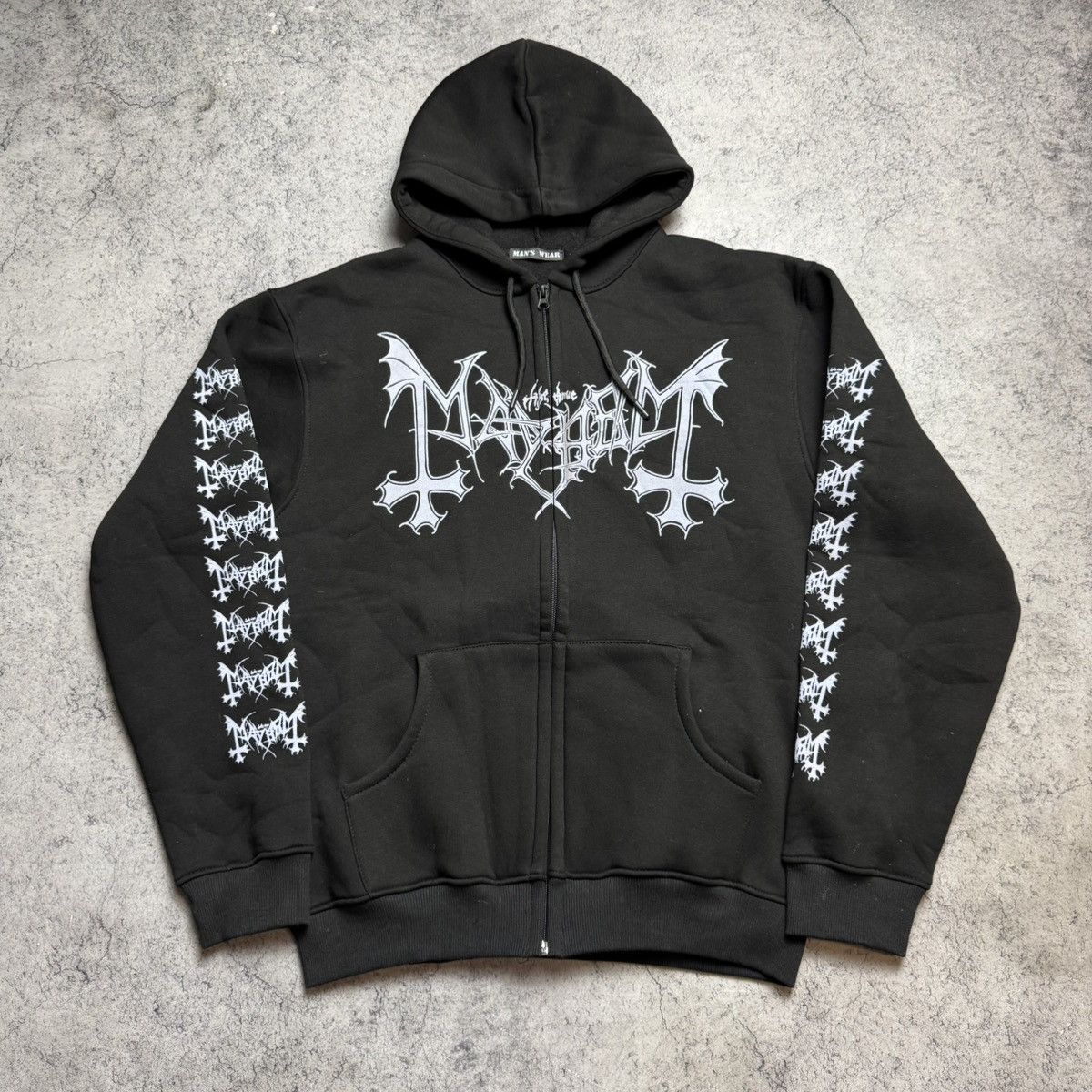 Band Tees Vintage Mayhem Grand Declaration Of War 00s Hoodie Size US L / EU 52-54 / 3 - 2 Thumbnail