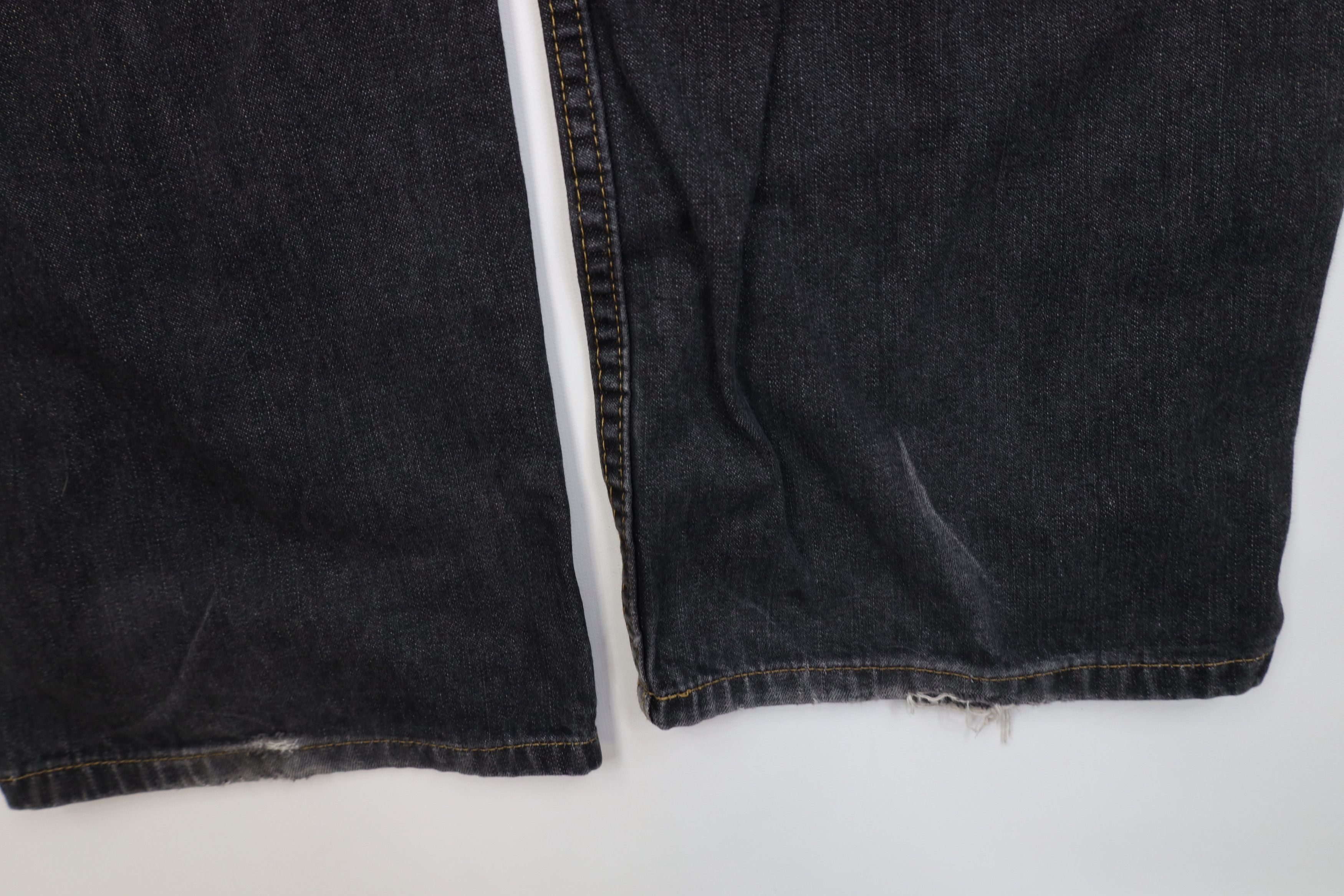 Ralph Lauren Vintage 90s Ralph Lauren Wide Leg Carpenter Jeans Black Size US 34 / EU 50 - 13 Thumbnail