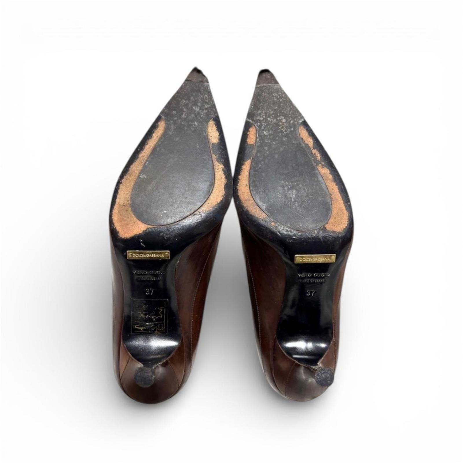 Dolce & Gabbana Dolce&Gabbana authentic vintage grunge leopard high heels. Size US 6.5 / IT 36.5 - 3 Thumbnail