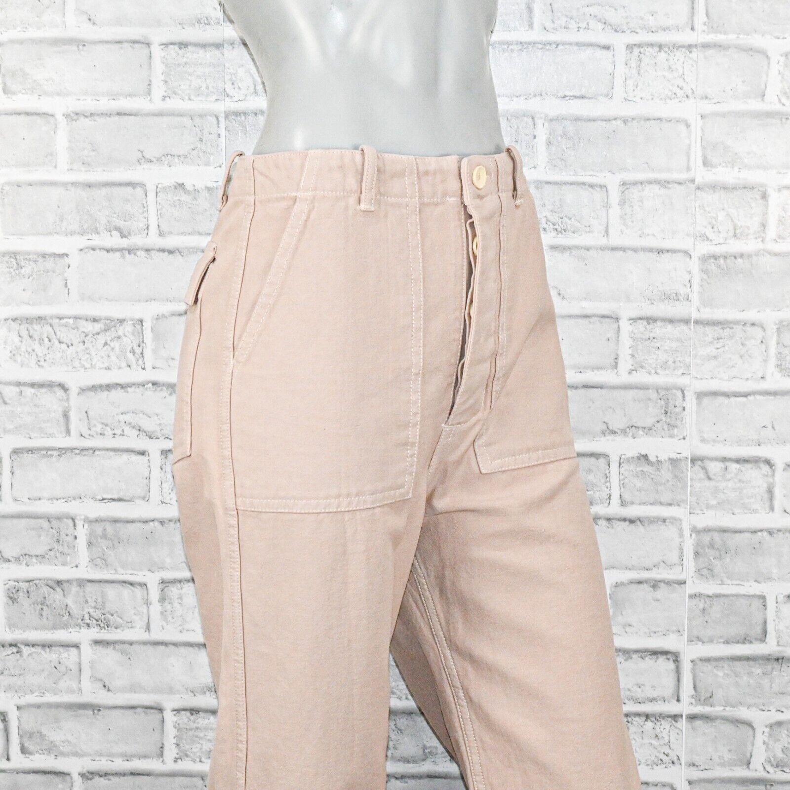 Gallery Dept. GALLERY DEPT Women's Straight Leg Pants in light beige Size 30" / US 8 / IT 44 - 10 Thumbnail