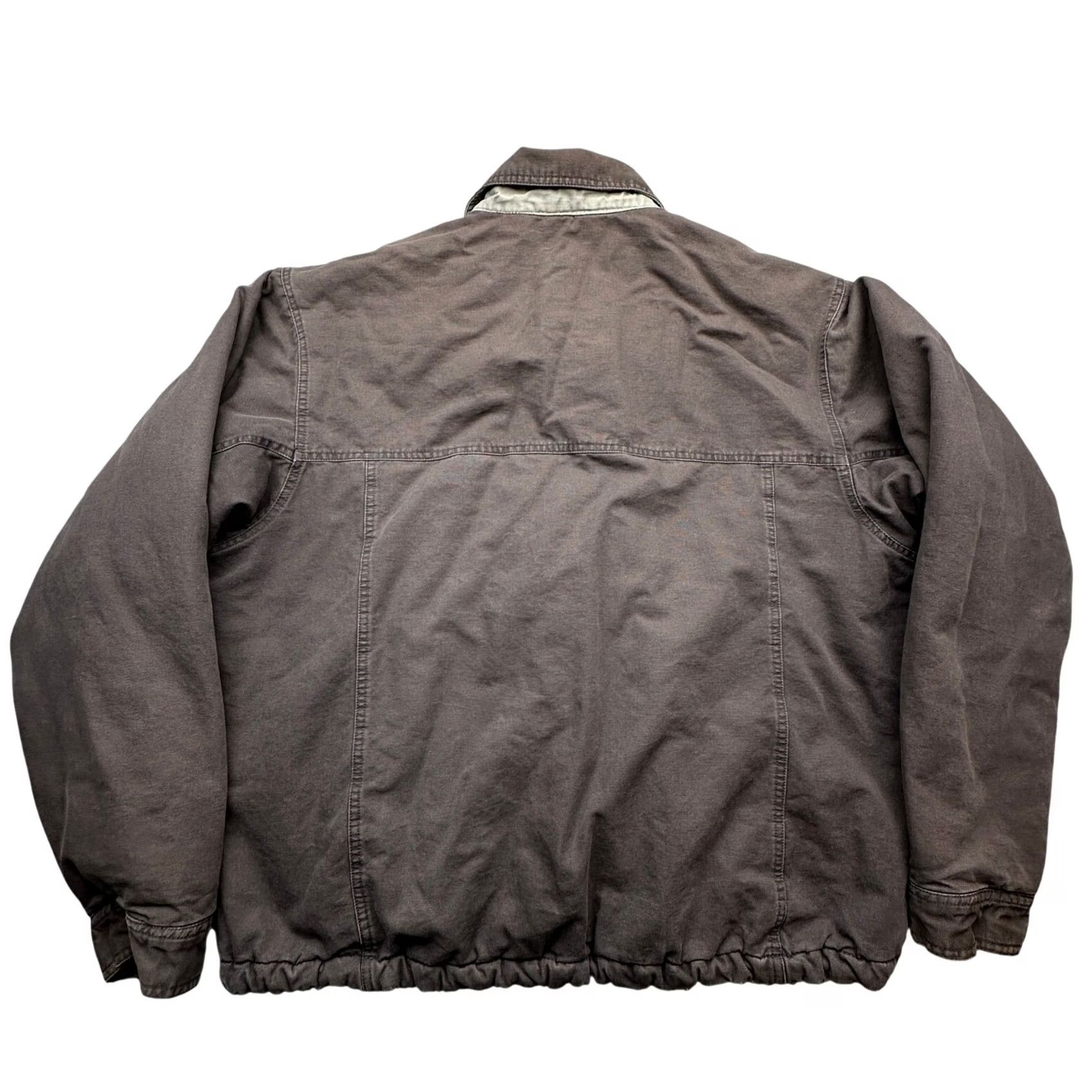 Vintage VINTAGE Columbia Canvas Insulated Quilt Lined Work Jacket Men Large Brown Bomber Size US L / EU 52-54 / 3 - 2 Thumbnail