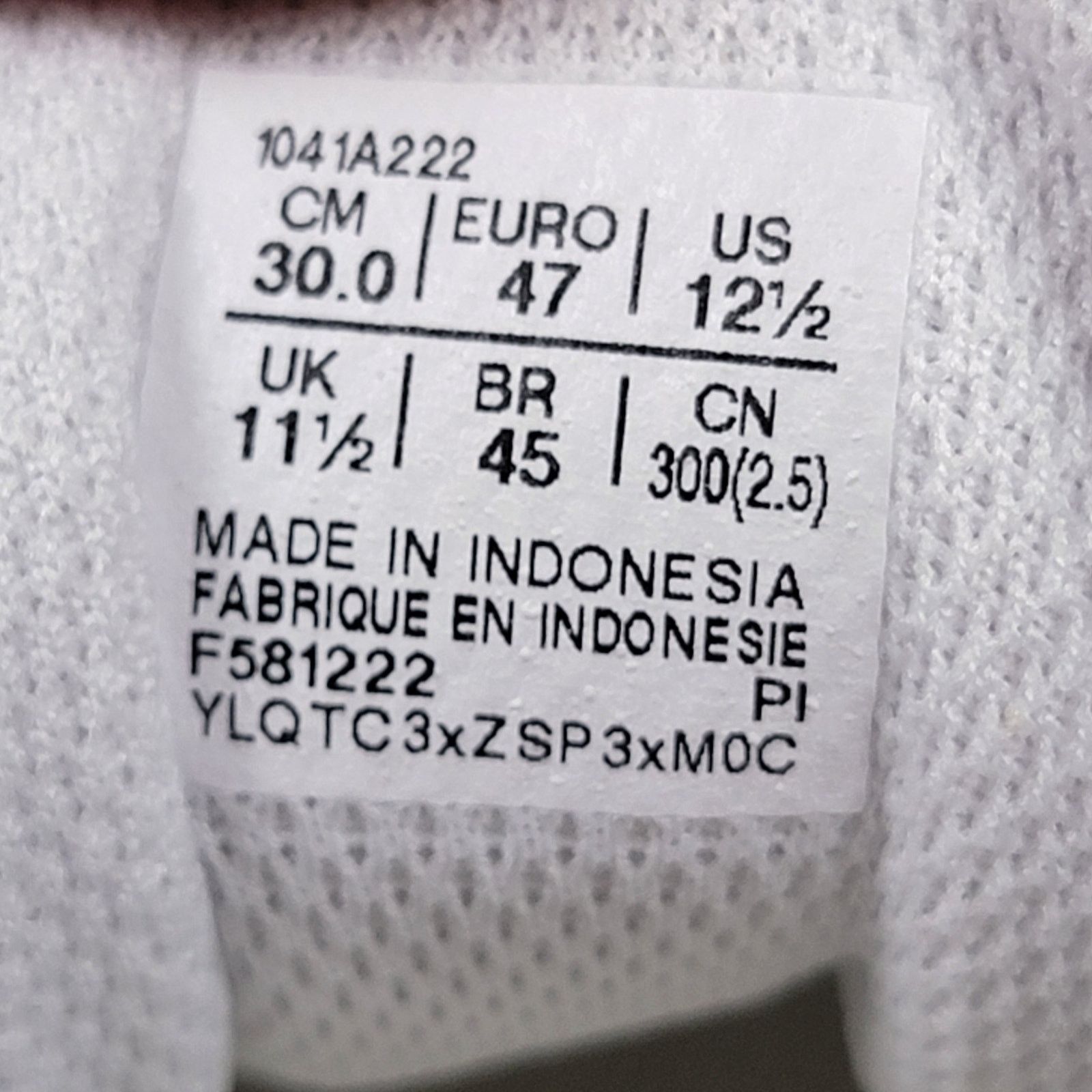 Asics ASICS Gel Challenger 13 'White Black' Sz 12.5 1041A222 101 Size US 12.5 / EU 45-46 - 7 Thumbnail