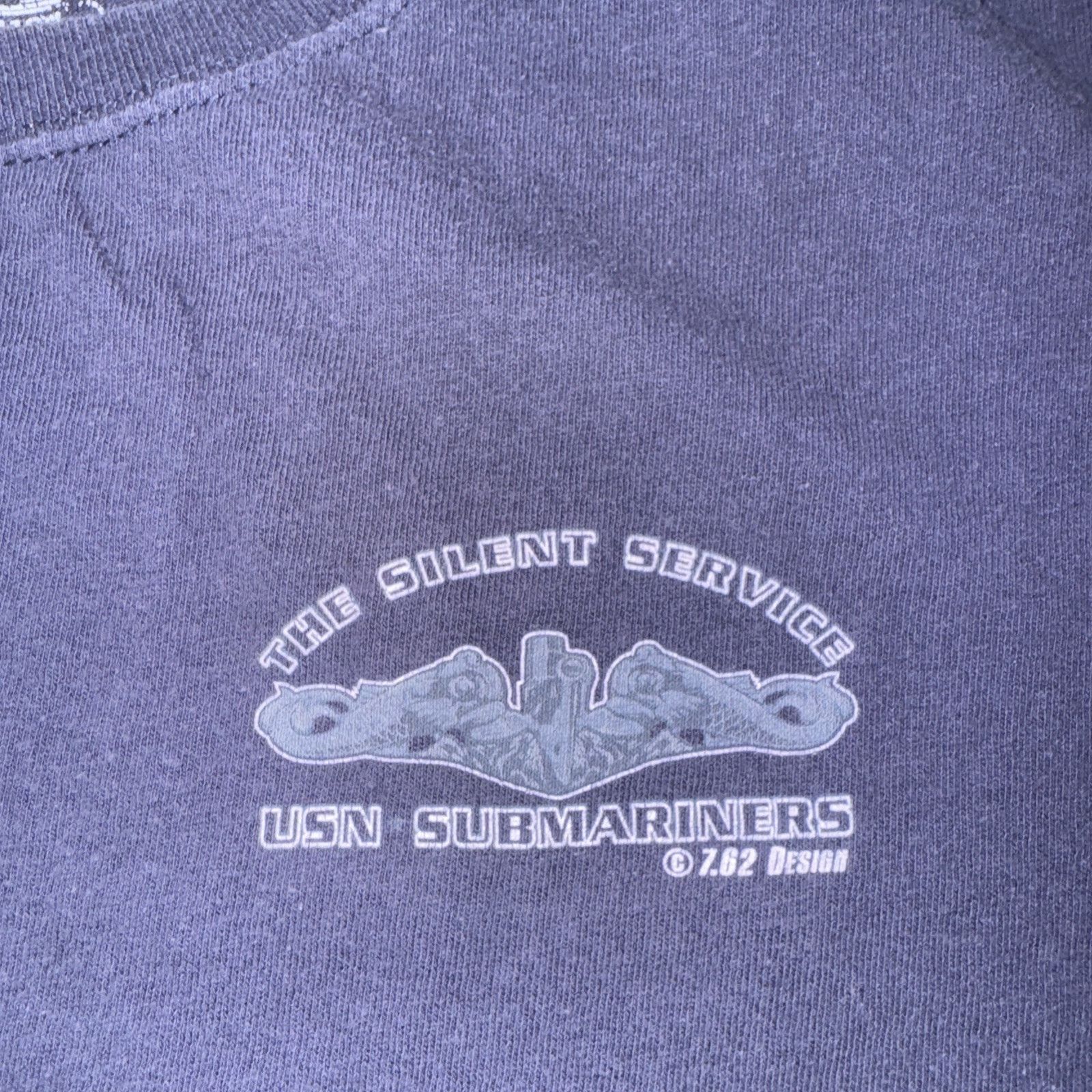Band Tees × Vintage VNTG United States Navy Submariners T-Shirt Blue 2XL 24x26 Size US XXL / EU 58 / 5 - 5 Thumbnail