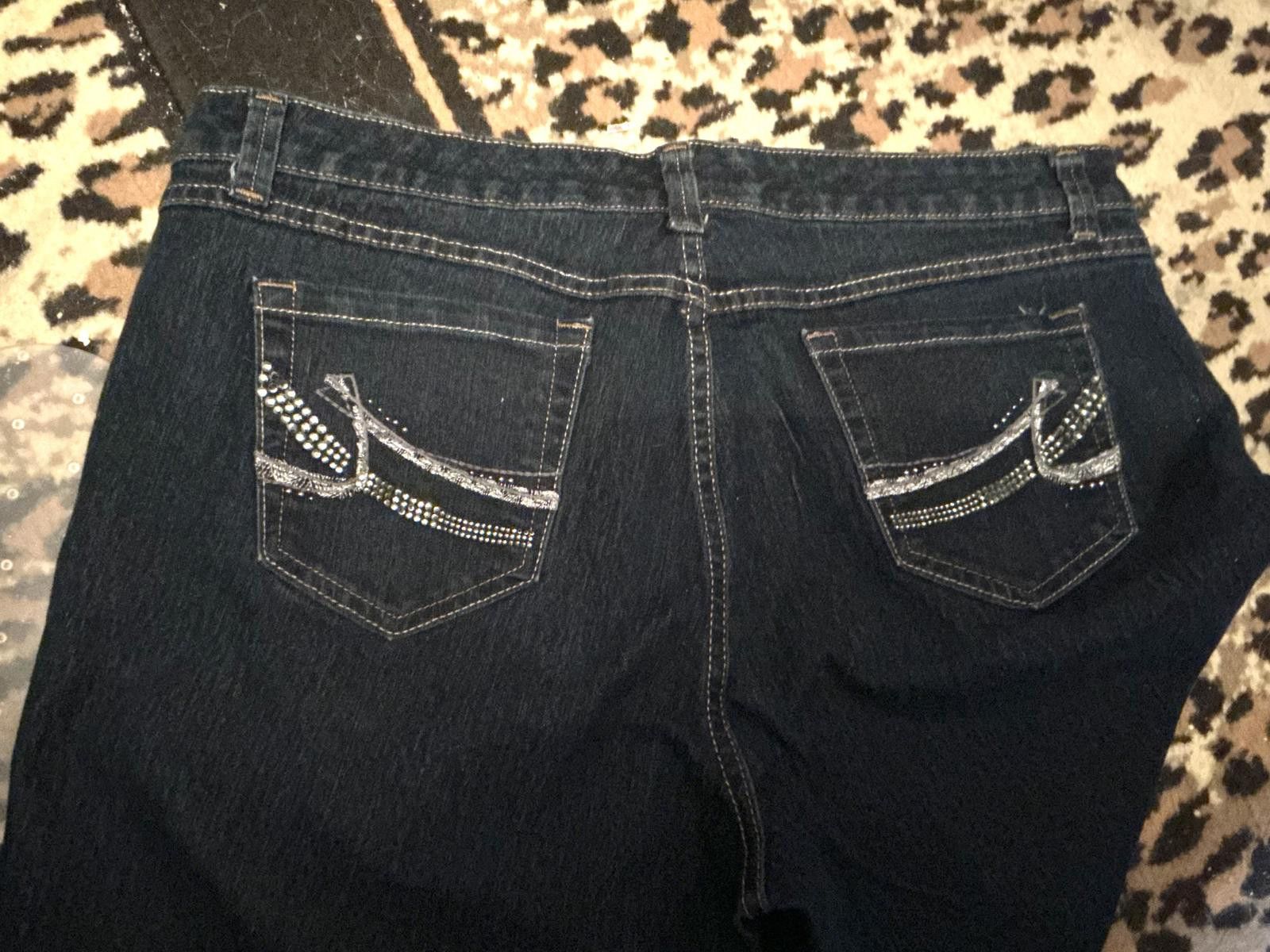 Nine West 16 West Flared Jeans Size 38" / US 16 / IT 52 - 2 Thumbnail