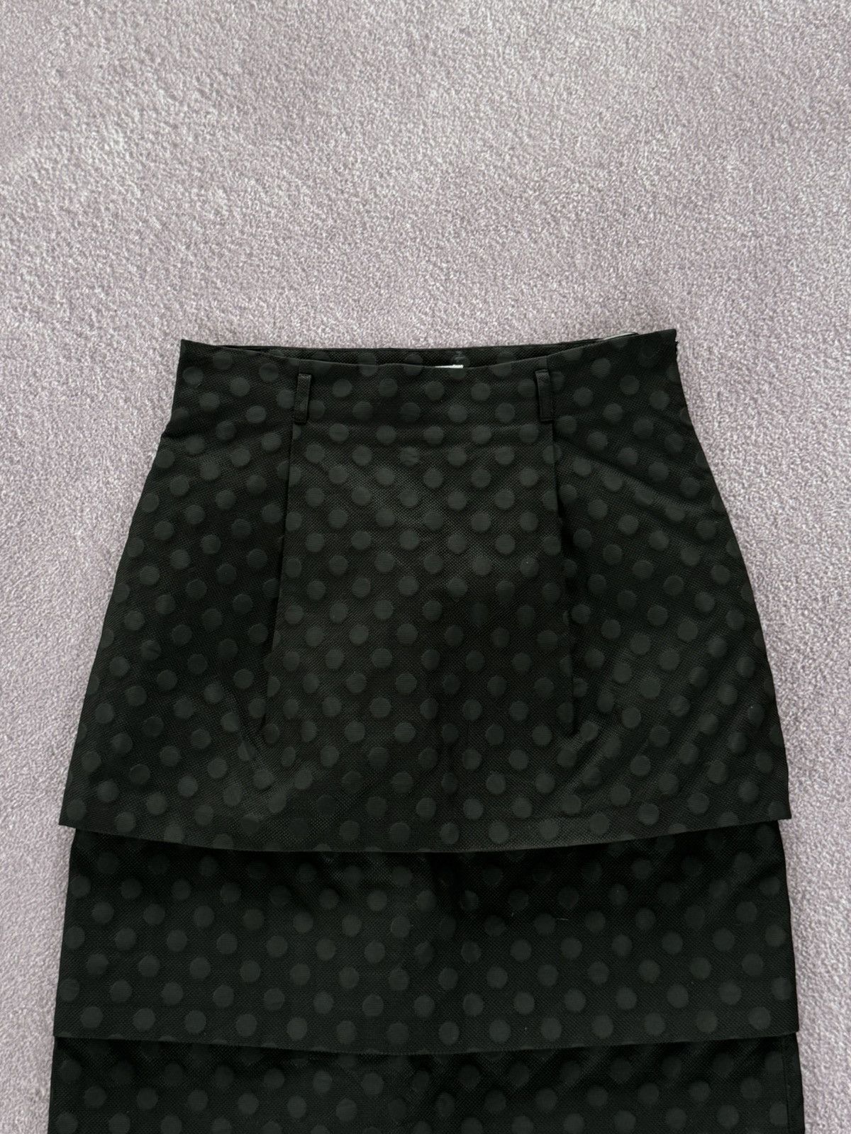 Moschino Moschino 90’s Avant Garde Glamour Midi Skirt Size 30" / US 8 / IT 44 - 2 Thumbnail