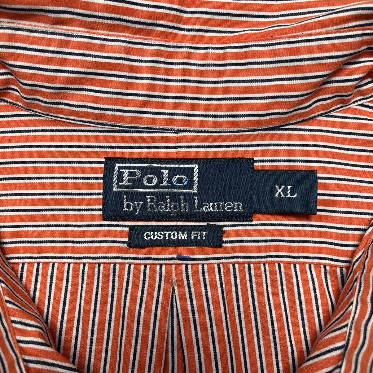 Polo Ralph Lauren Vintage Polo Ralph Lauren Striped Shirt Button Down Size US XL / EU 56 / 4 - 4 Thumbnail
