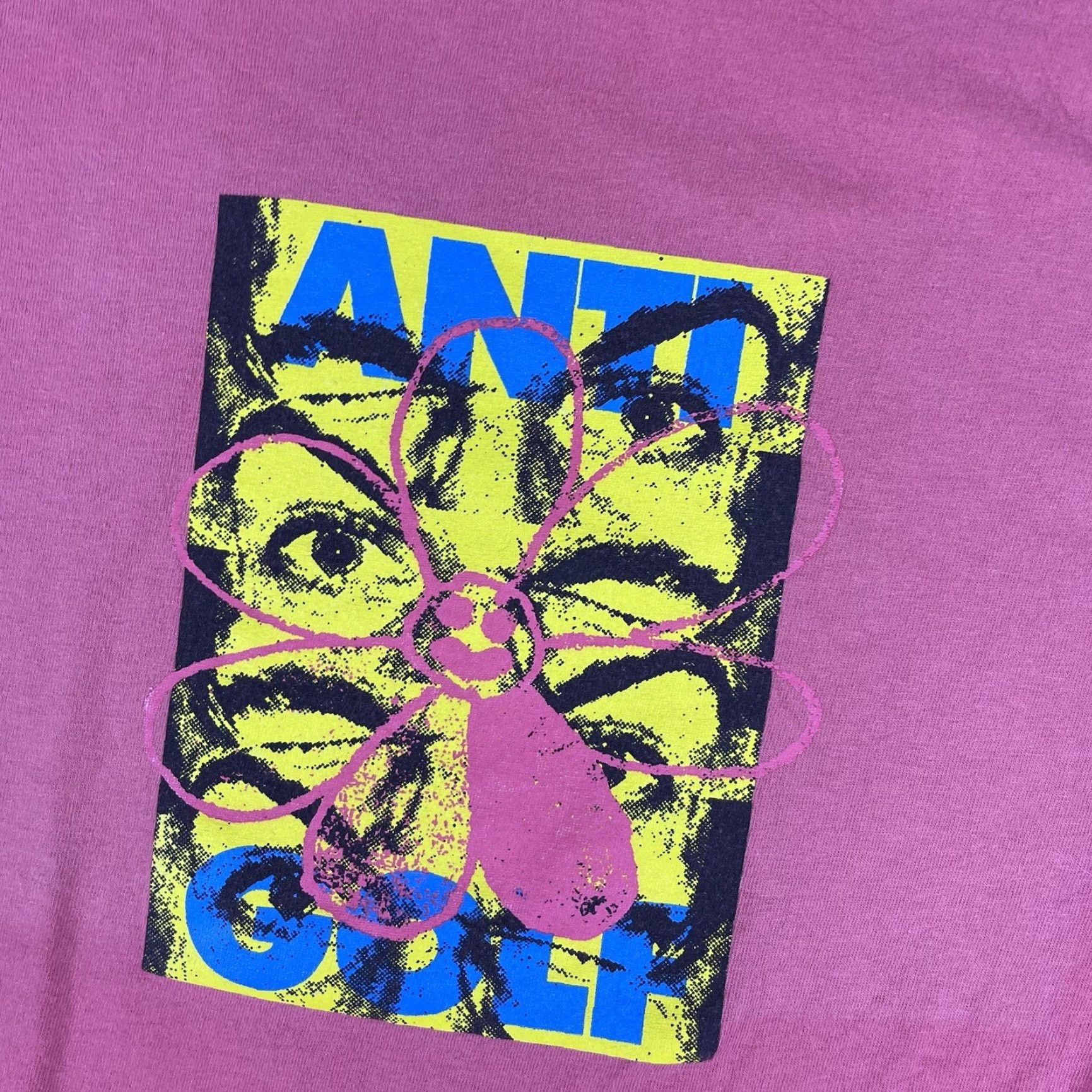 Vintage VINTAGE GOLF T-Shirt Mens L Pink ANTI Wang Odd Future Tyler The Creator Flower Boy Mens L Pink Flower Boy Shirt Size US L / EU 52-54 / 3 - 7 Thumbnail