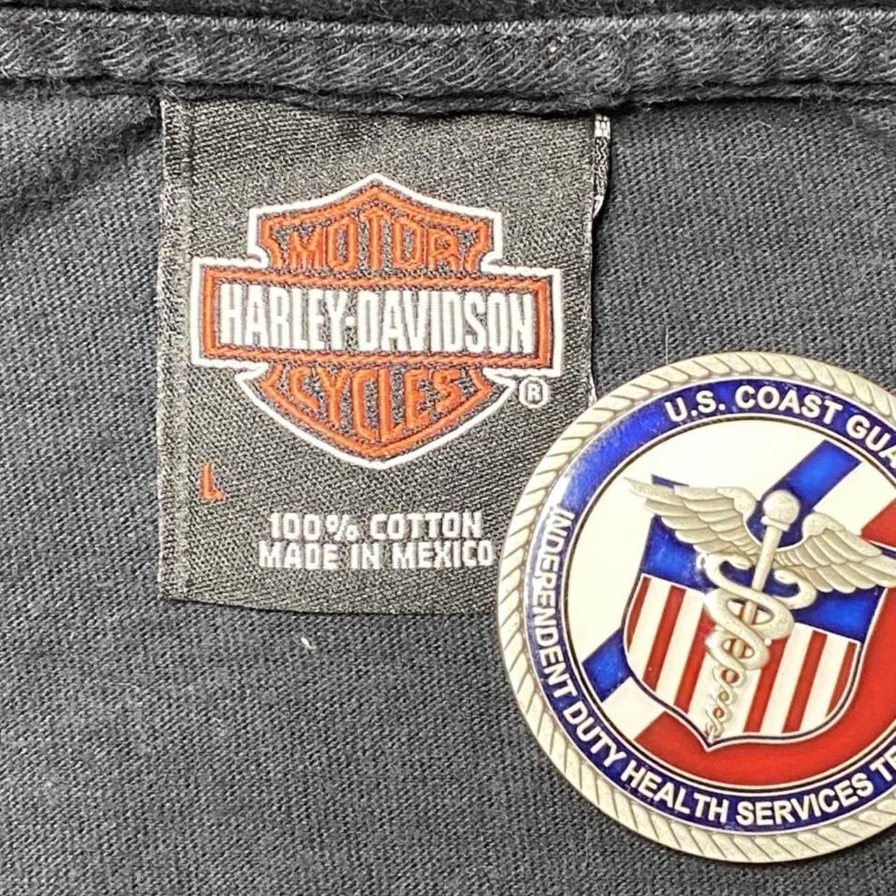 Harley Davidson Vintage Harley Davidson FL Black Biker Tee Size Large Size US L / EU 52-54 / 3 - 3 Thumbnail
