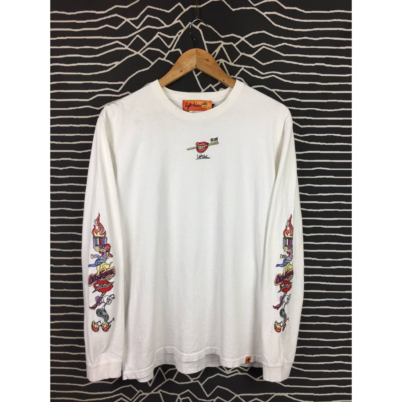 Japanese Brand × Vintage Left Alone Japanese Brand Doodle Style Artwork Tee Size US M / EU 48-50 / 2 - 1 Thumbnail