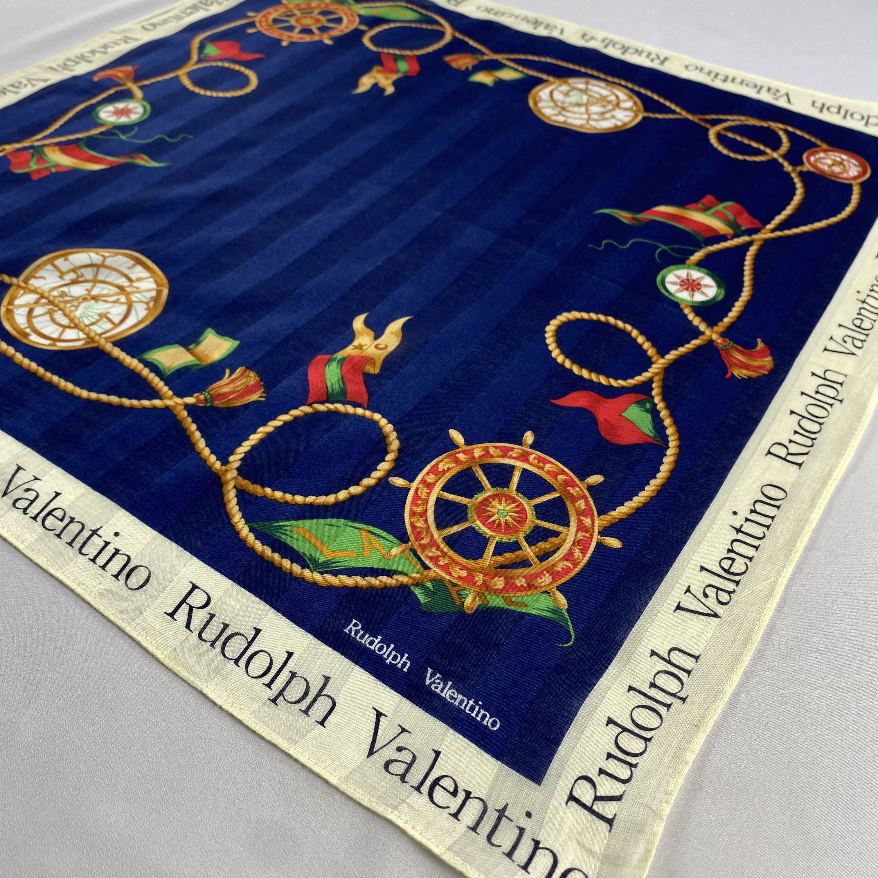 Japanese Brand × Vintage Rudolph Valentino Handkerchief / Neckerchief / Bandana-P648 Size ONE SIZE - 2 Thumbnail