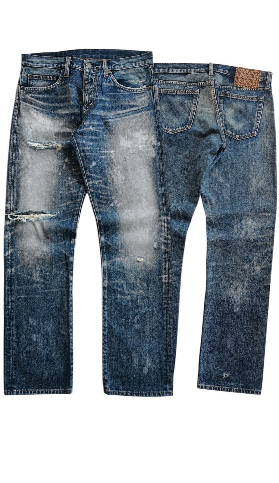 Sugar Cane RNATIVE Japan Faded Denim Jeans Size US 30 / EU 46 - 1 Thumbnail