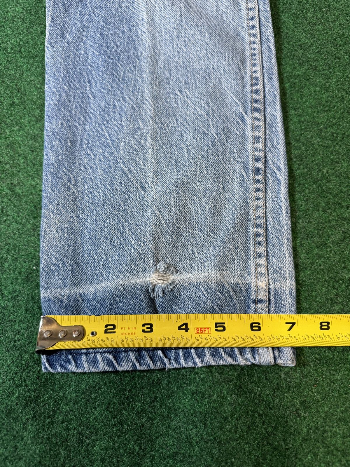 Vintage × Wrangler Vintage 80s 90s Wrangler Straight Leg Light Wash Faded Jeans Size 26" / US 2 / IT 38 - 7 Thumbnail